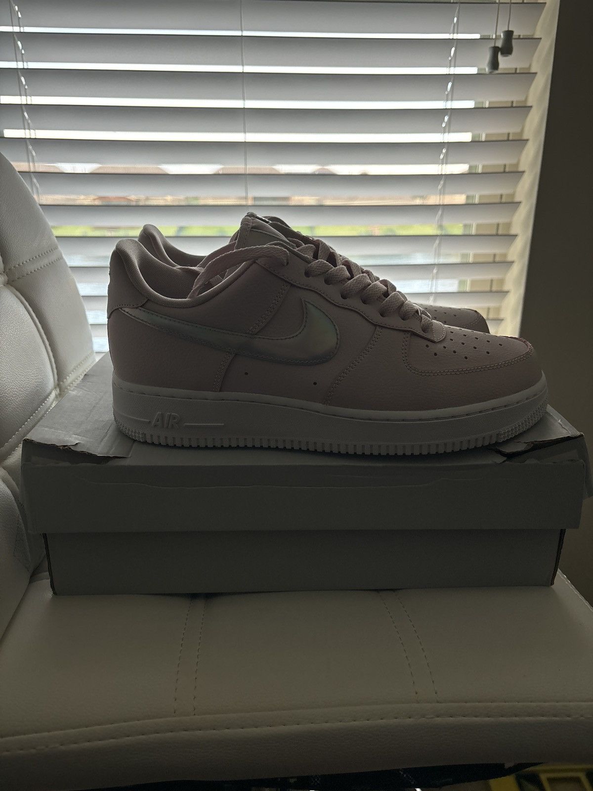 Nike Pink iridescent Air Force 1 Size US 9.5 / IT 39.5 - 1 Thumbnail