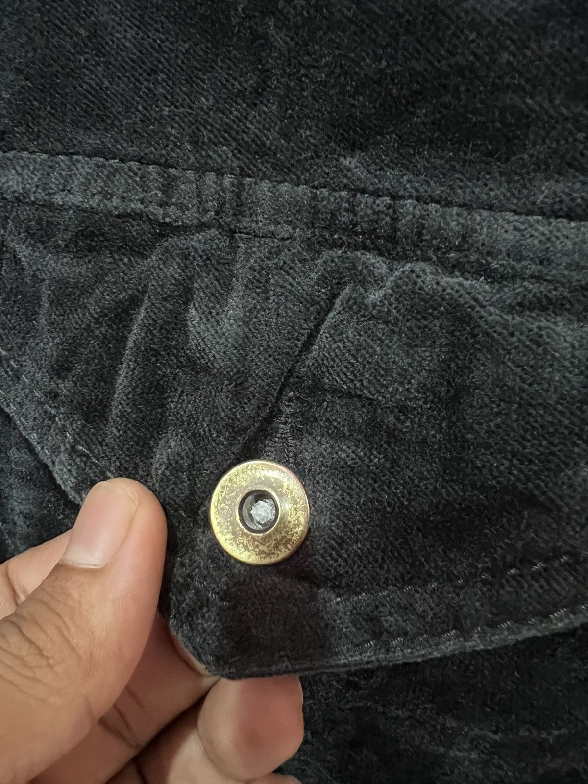 Japanese Brand 🔥 VTG UNIQLO JAPAN VELVET TRUCKER JACKET - XL Size US L / EU 52-54 / 3 - 6 Thumbnail
