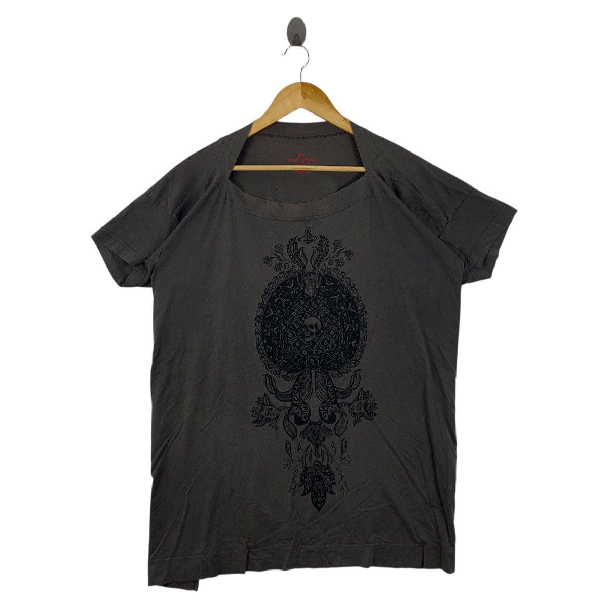 Vivienne Westwood Vivienne westwood Orb Skull Stripe Tee Shirt