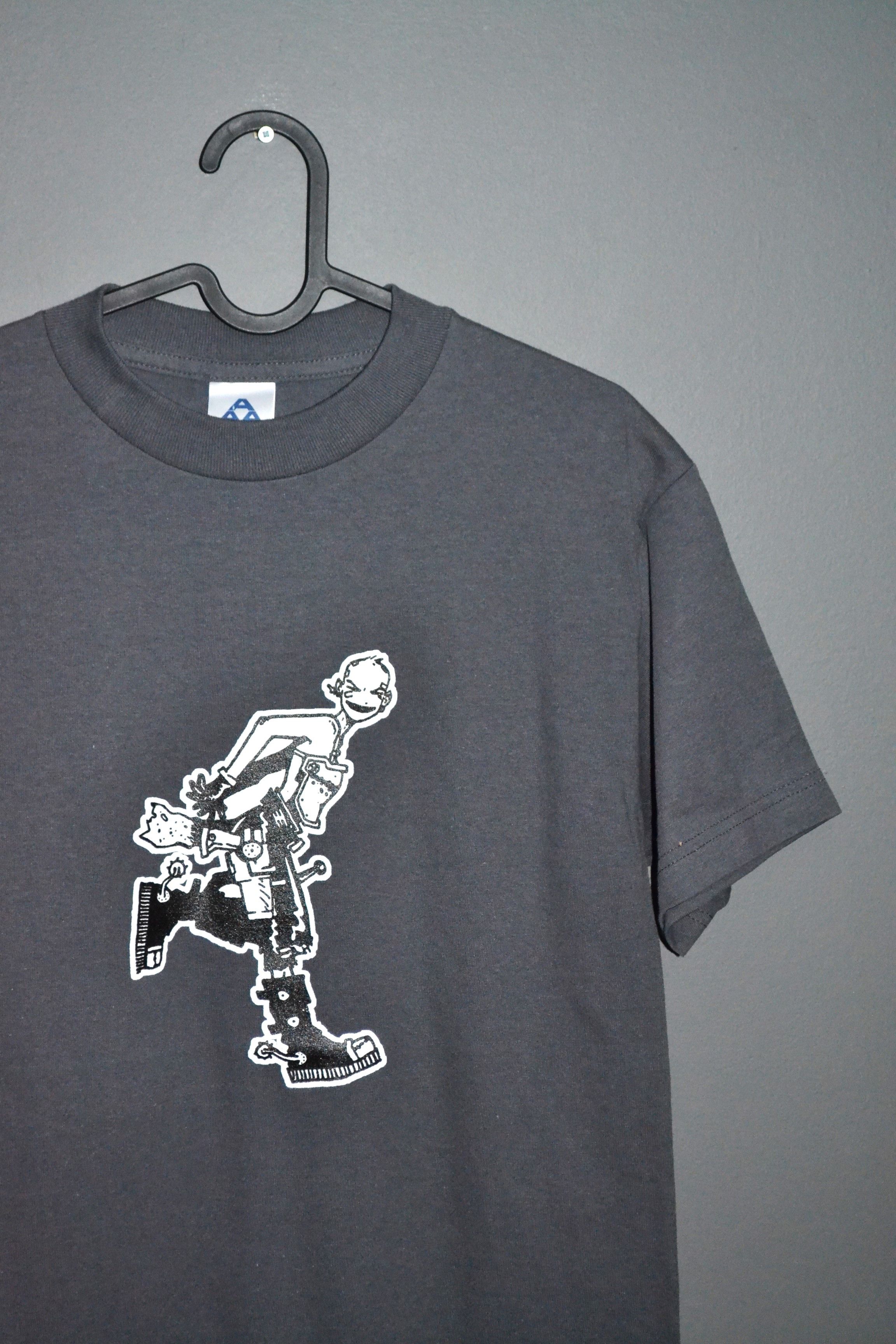 Band Tees 1990s Tank Girl Jamie Hewlett Gray AAA T-shirt S Size S / US 4 / IT 40 - 1 Thumbnail