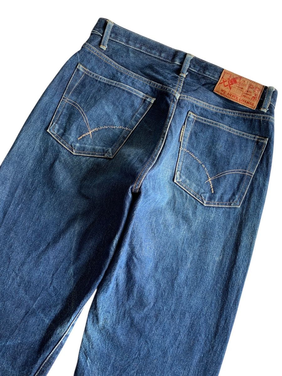 Kapital VINTAGE HOLLYWOOD RANCH MARKET SELVEDGE DISTRESSED DENIM Size US 32 / EU 48 - 1 Thumbnail