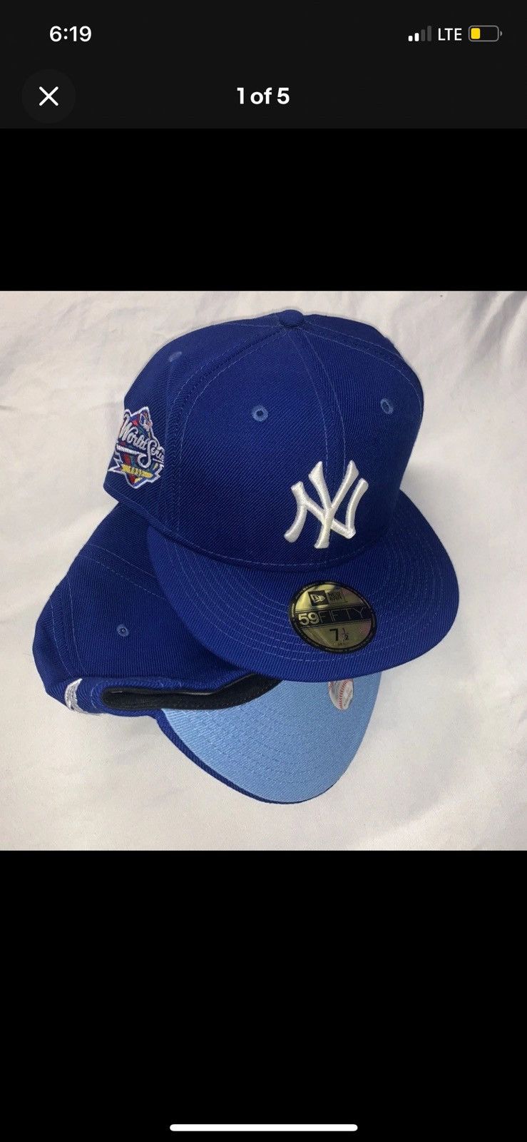 New Era New York Yankees Fitteds 7 1/2 Size ONE SIZE - 7 Thumbnail