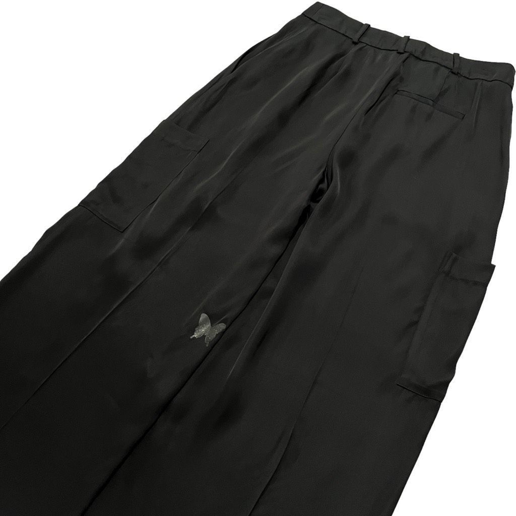 Loulou de Saison Loulou Studio Carmel Cargo Wide Leg Pant in Black Size 27" / US 4 / IT 40 - 12 Thumbnail