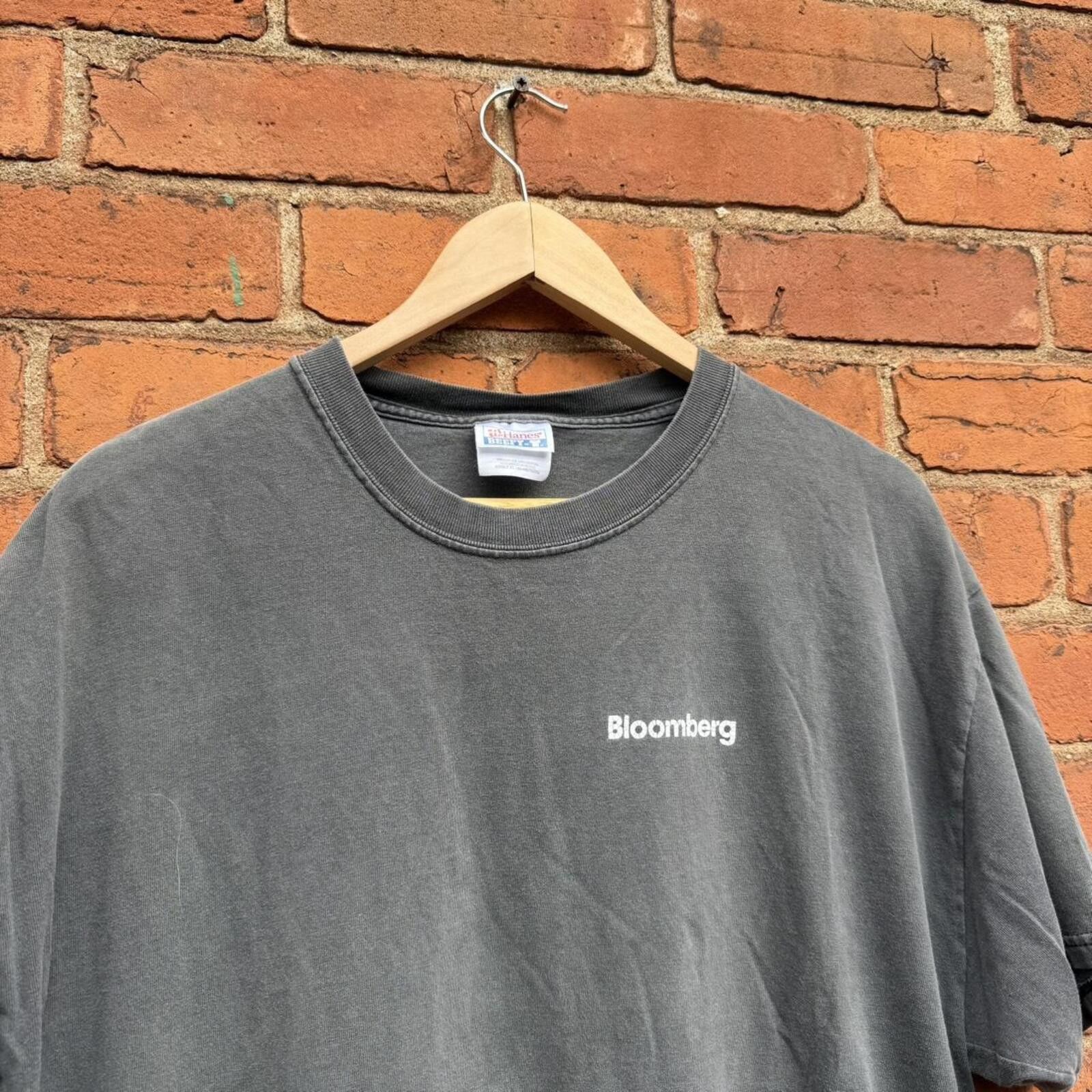 Hanes Vintage Bloomberg tech finance internet t shirt 90s/00s XL Size US XL / EU 56 / 4 - 2 Thumbnail
