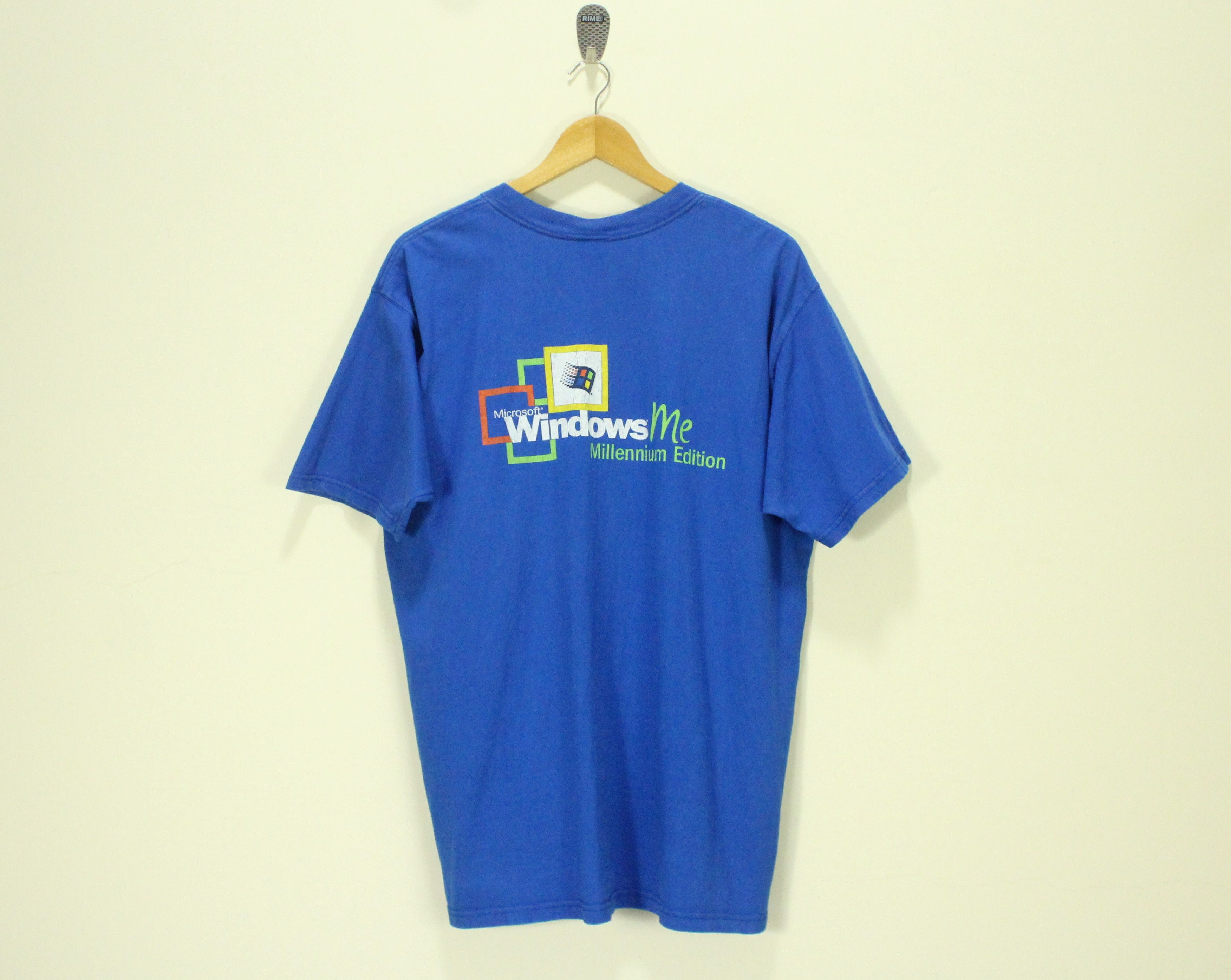 Vintage 00s MICROSOFT WINDOWS T Shirt Promo Millennium - Tops