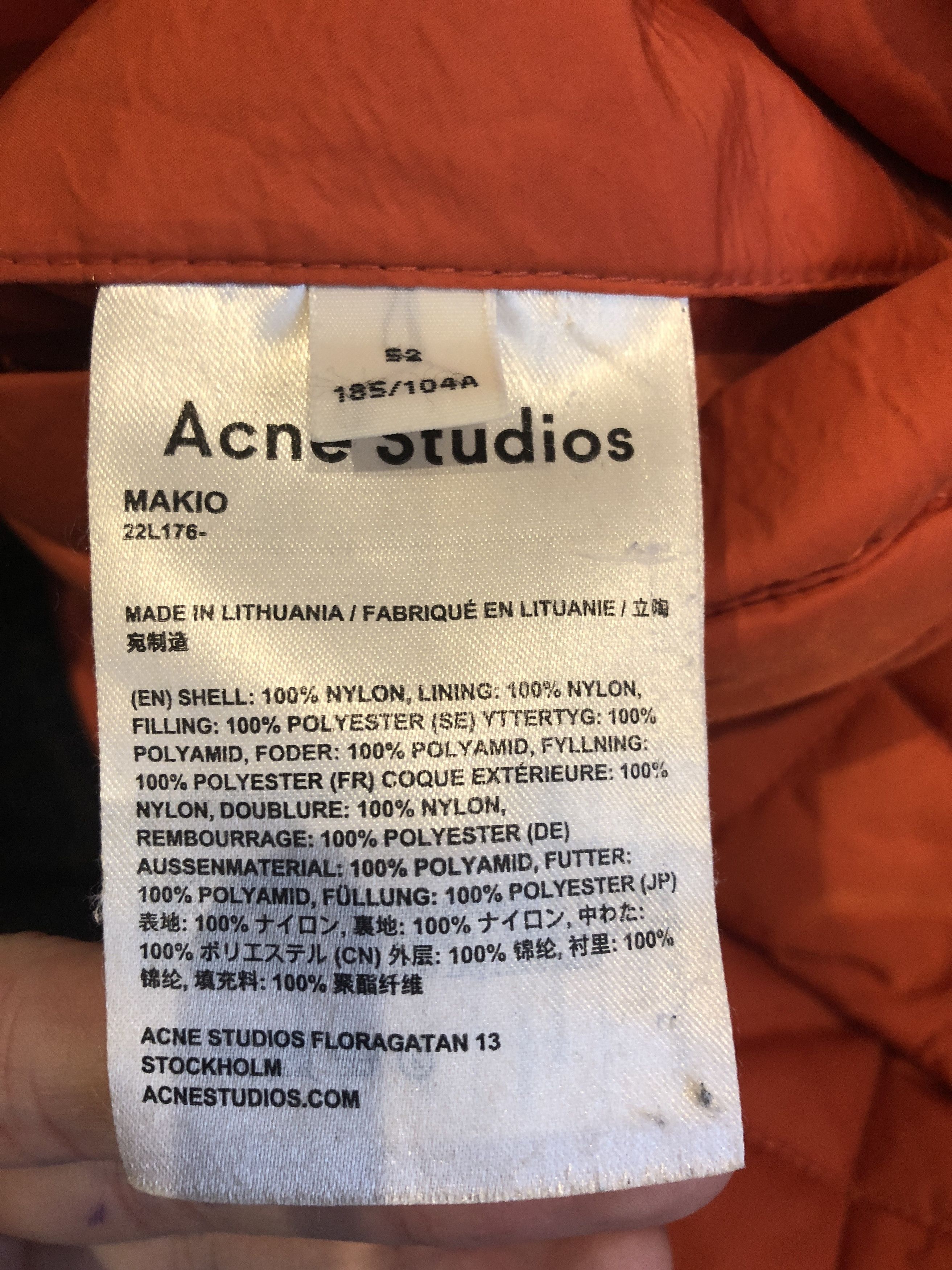 Acne Studios Makio MA-1 Jacket - Black Size US L / EU 52-54 / 3 - 22 Thumbnail