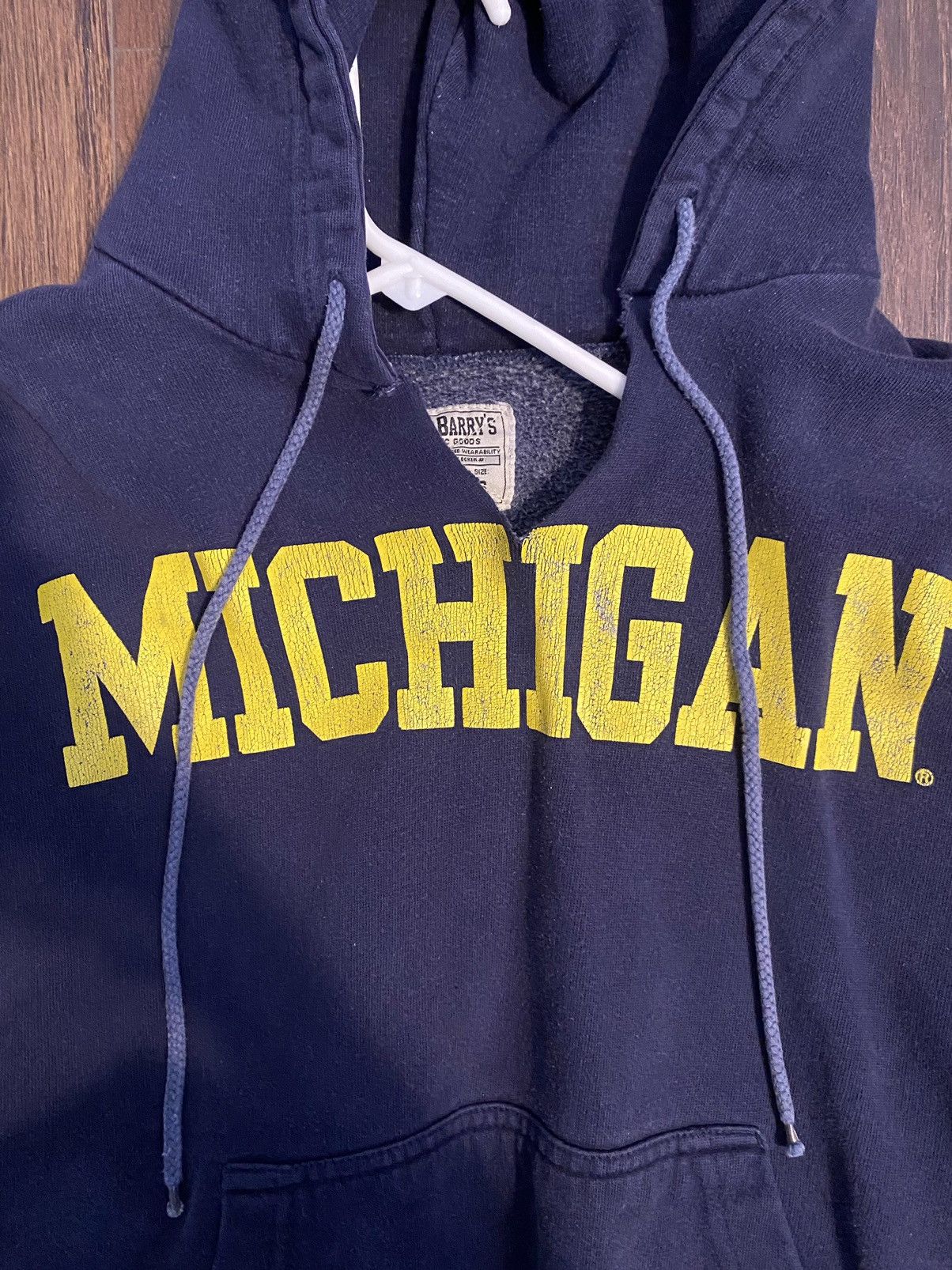 Steve And Barrys × Vintage Vintage Y2K 2000s University of Michigan Pullover Hoodie Size US S / EU 44-46 / 1 - 2 Thumbnail