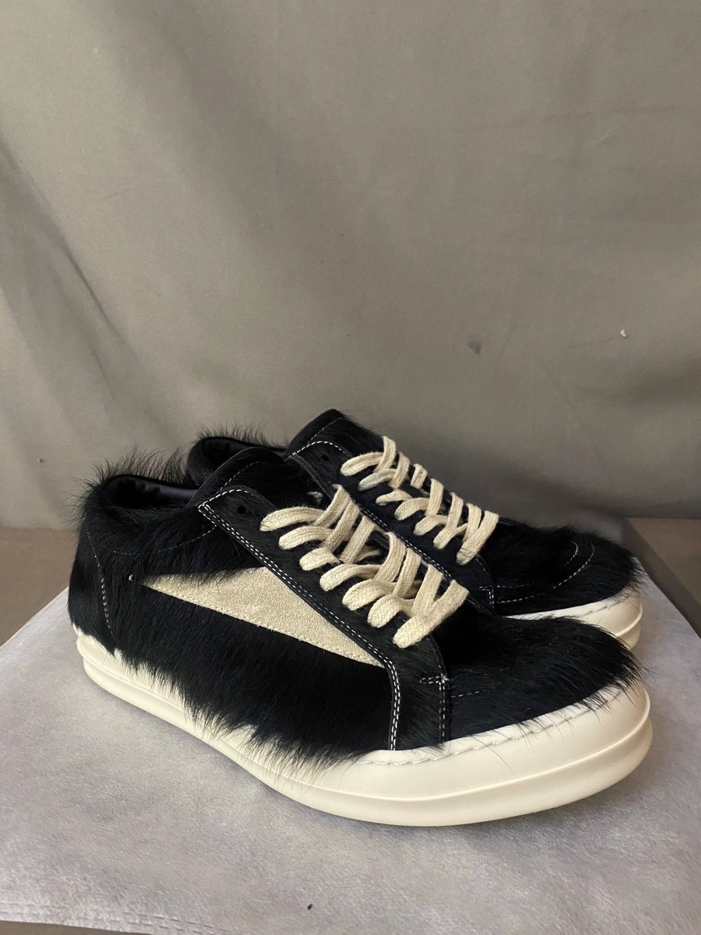 Rick Owens Rick Owens main line black horsehair sneakers Size US 7 / EU 40 - 2 Thumbnail