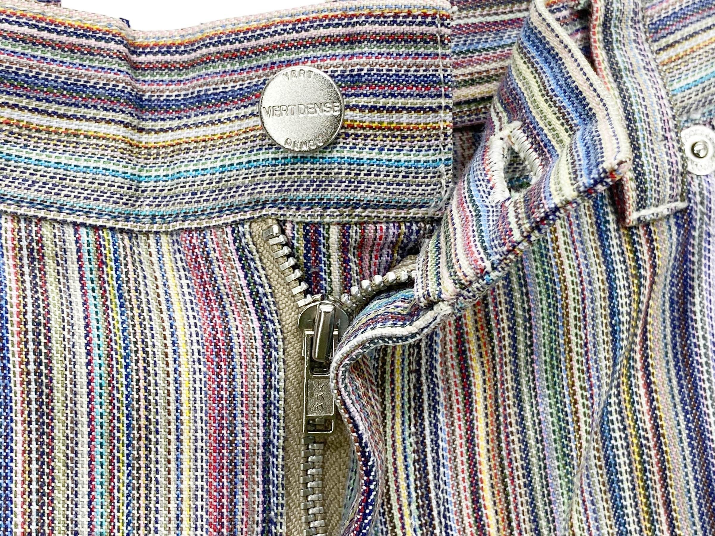 Japanese Brand Vert Dense Jeans Stripes Hickory Jeans Size US 26 / EU 42 - 9 Thumbnail