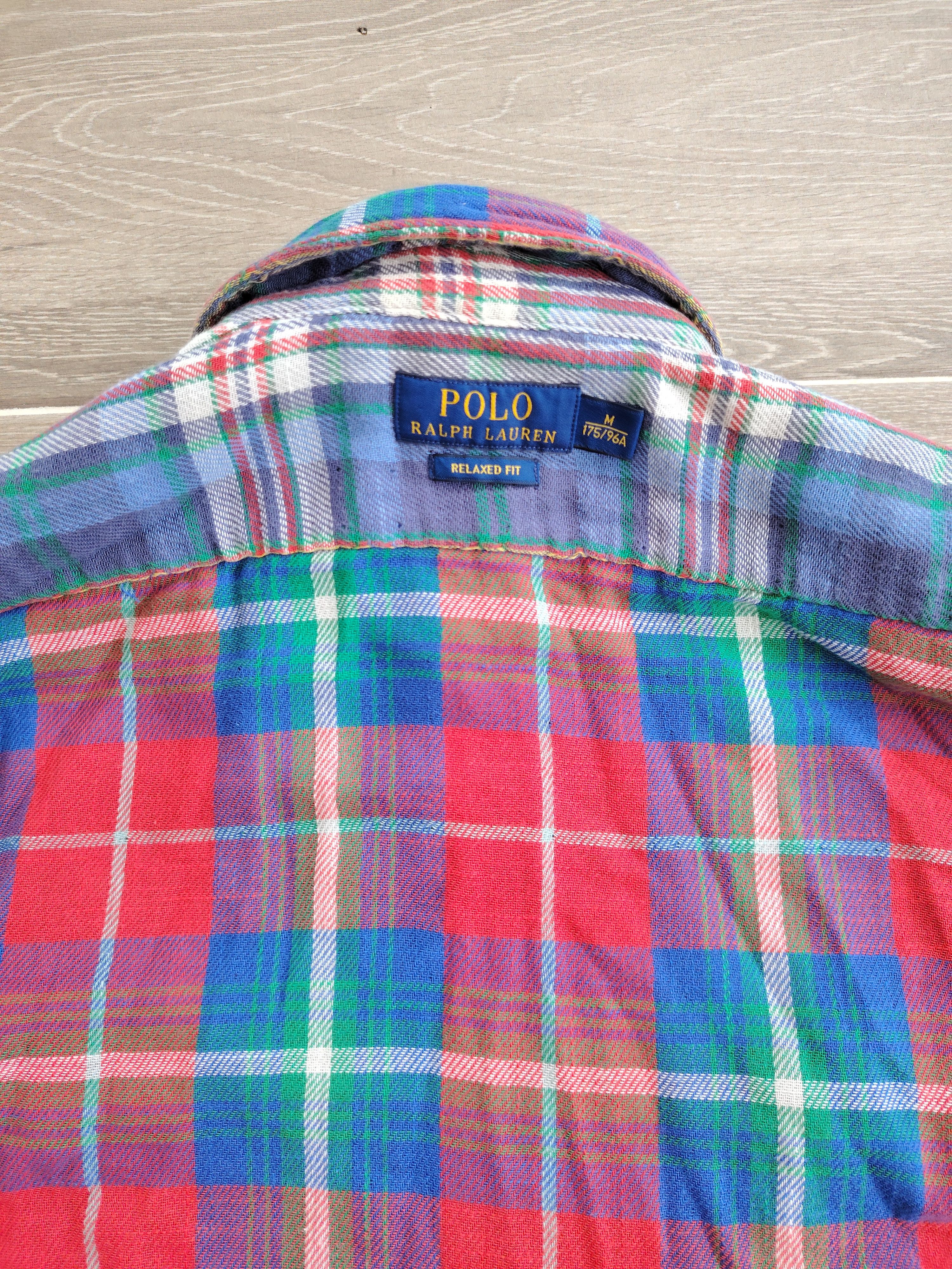 Polo Ralph Lauren Vintage Polo Ralph Lauren Reversible Flannel Shirt Size US M / EU 48-50 / 2 - 7 Thumbnail