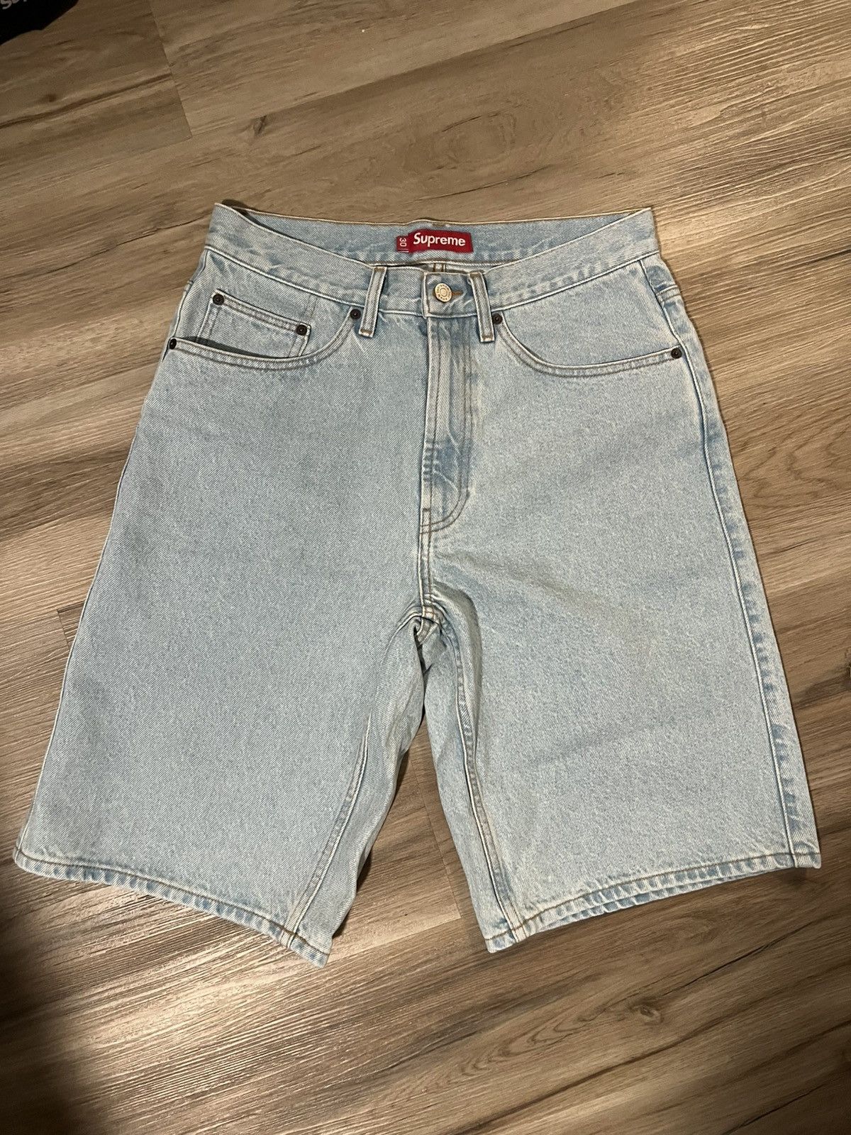 【Supreme】 Baggy Denim Short Bleached - 25SS Supreme Baggy Denim Short (SS25) Bleached Men's - SS25 - US