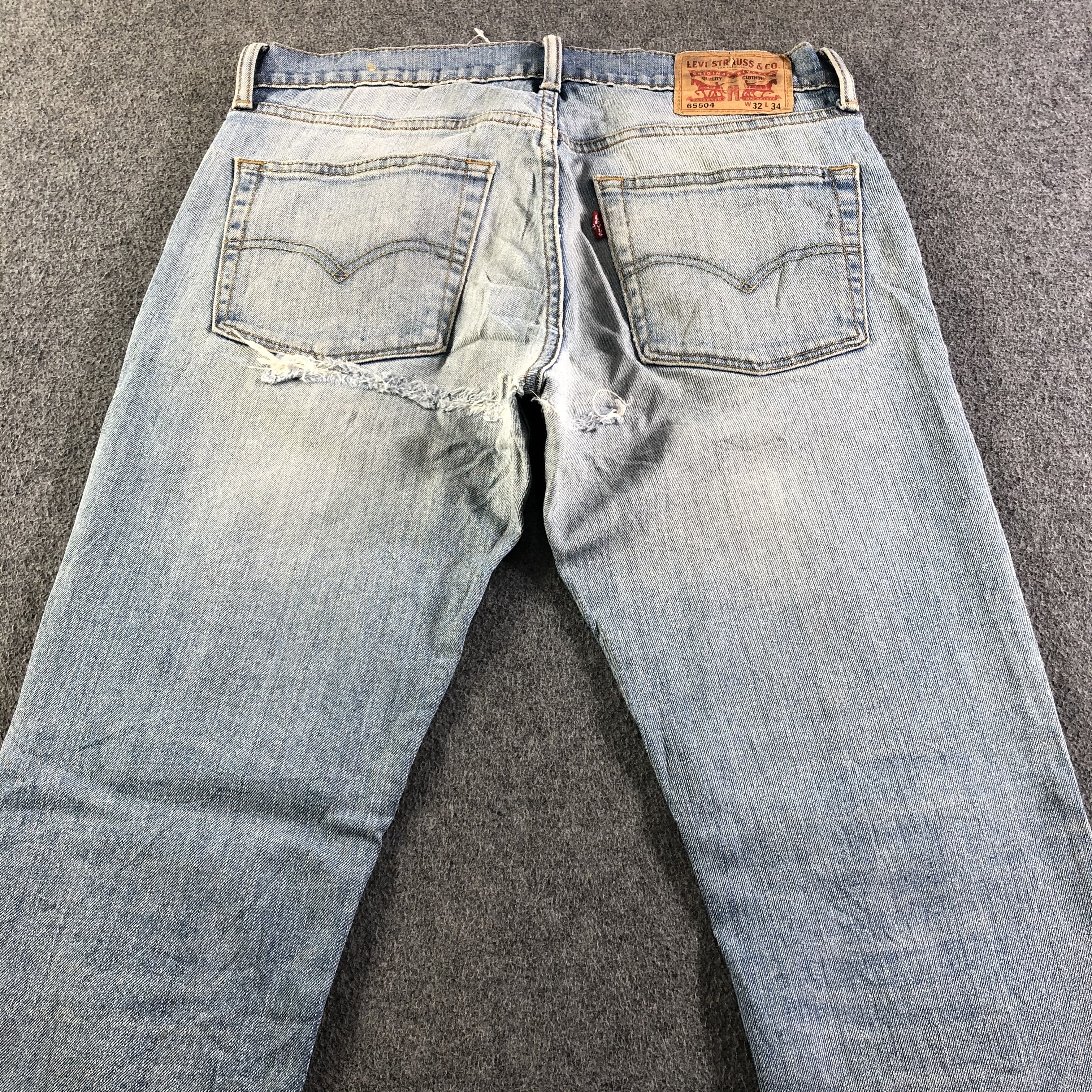 Levi's Vintage Light Wash Levis Jeans-J4518 Size US 32 / EU 48 - 4 Thumbnail