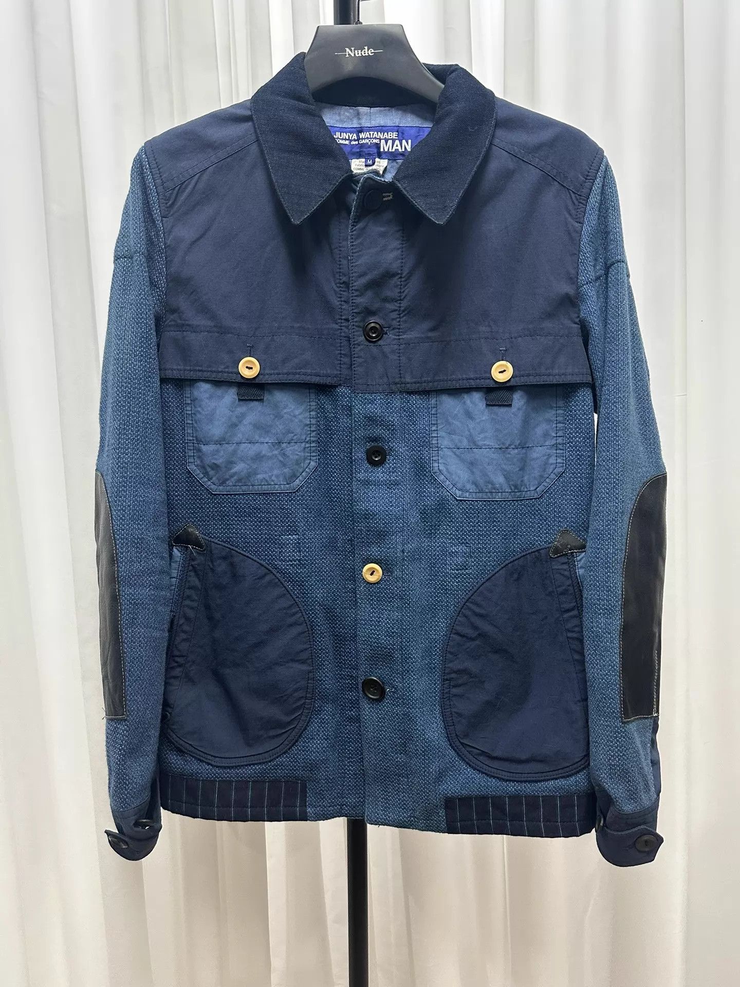 Junya Watanabe Junya Watanabe Man 15ss Indigo Sashiko Work Jkt M Size US M / EU 48-50 / 2 - 1 Thumbnail
