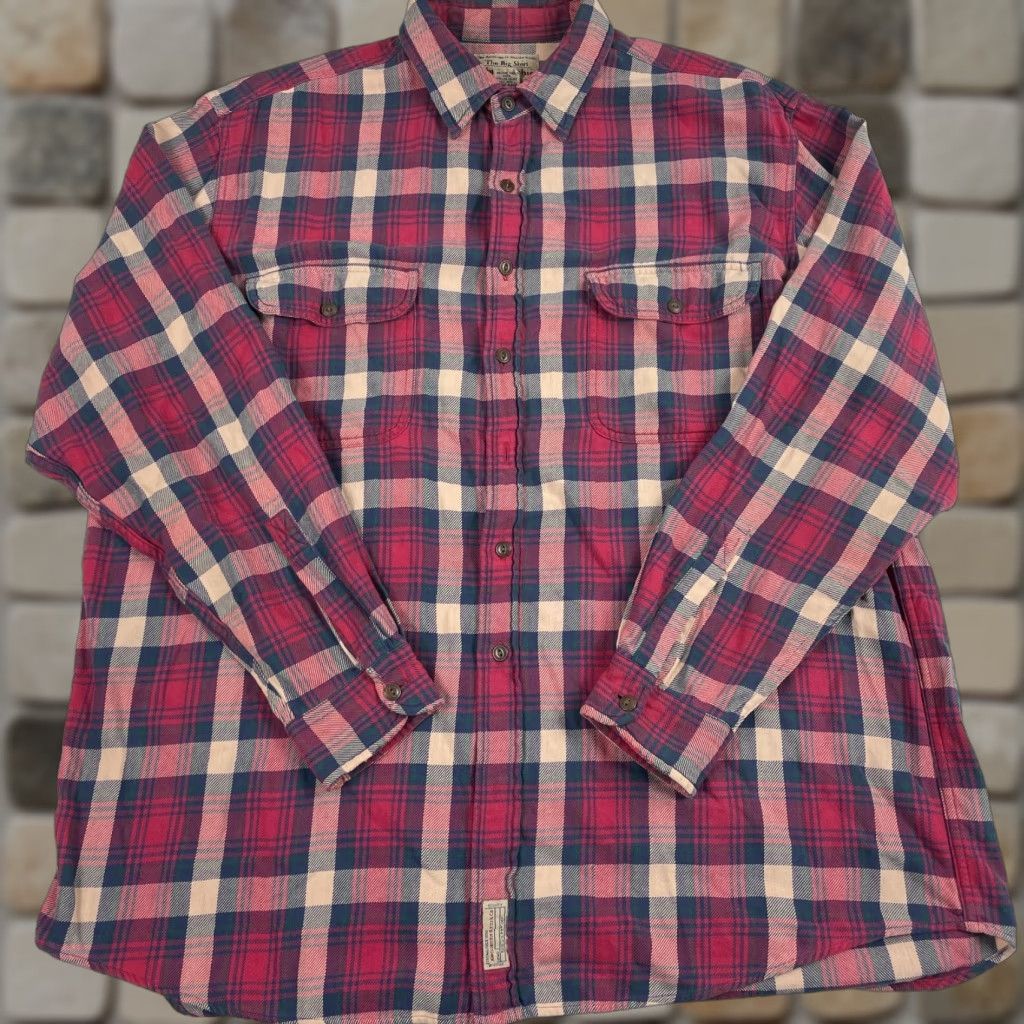 Abercrombie & Fitch VINTAGE Abercrombie & Fitch Shirt Mens L Red Flannel Long Sleeve Button-Up Casual Outdoor Size US L / EU 52-54 / 3 - 1 Thumbnail