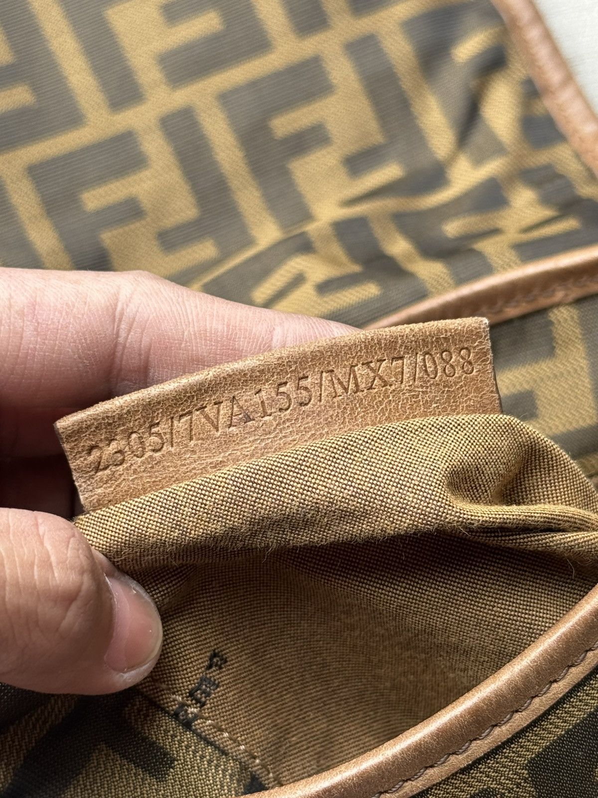Fendi Fendi Brown Fendi Mini FF Zucca Crossbody Size ONE SIZE - 10 Thumbnail