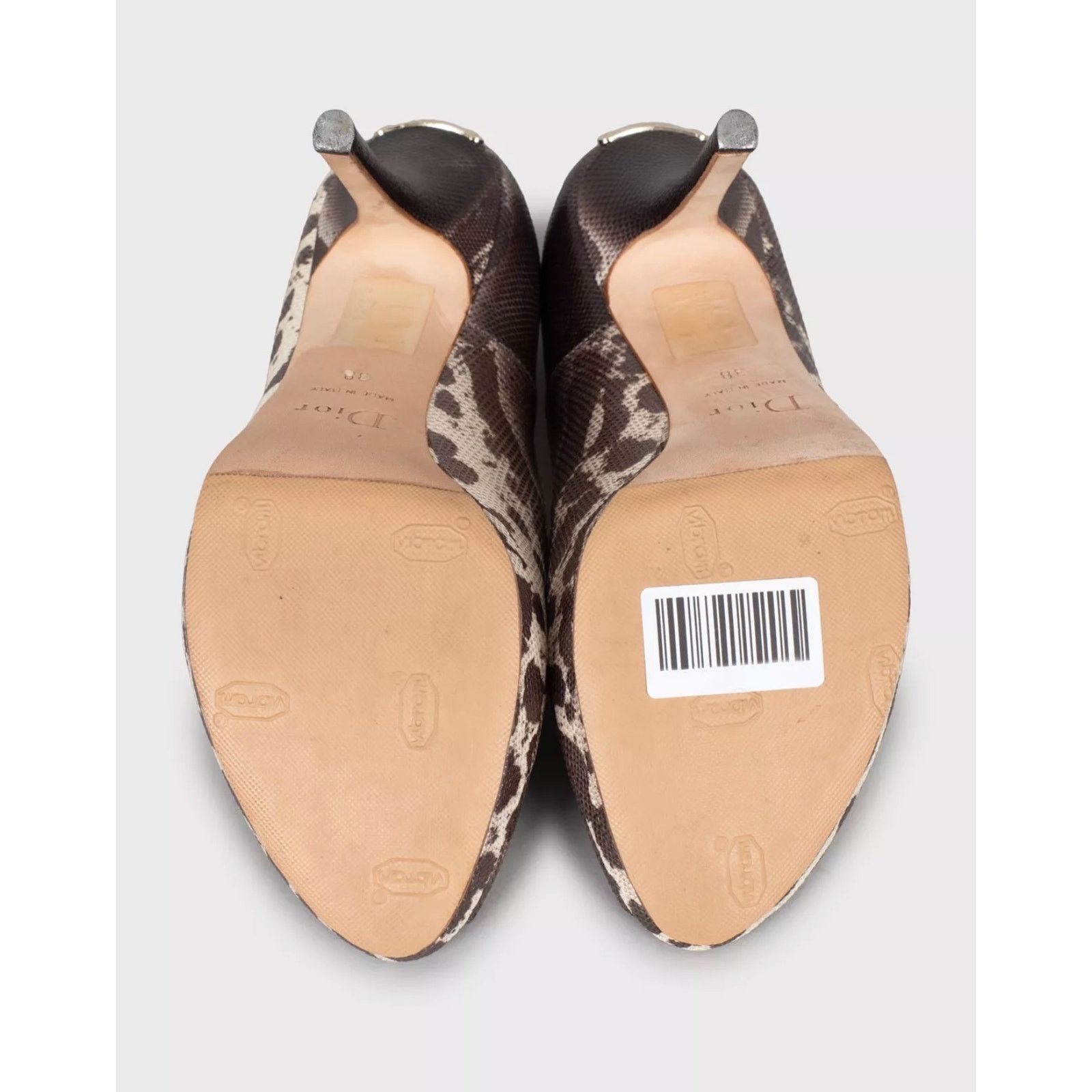 Dior Christian Dior Miss Dior Karung Leather Pumps Sz.38.5 Size US 7.5 / IT 37.5 - 5 Thumbnail