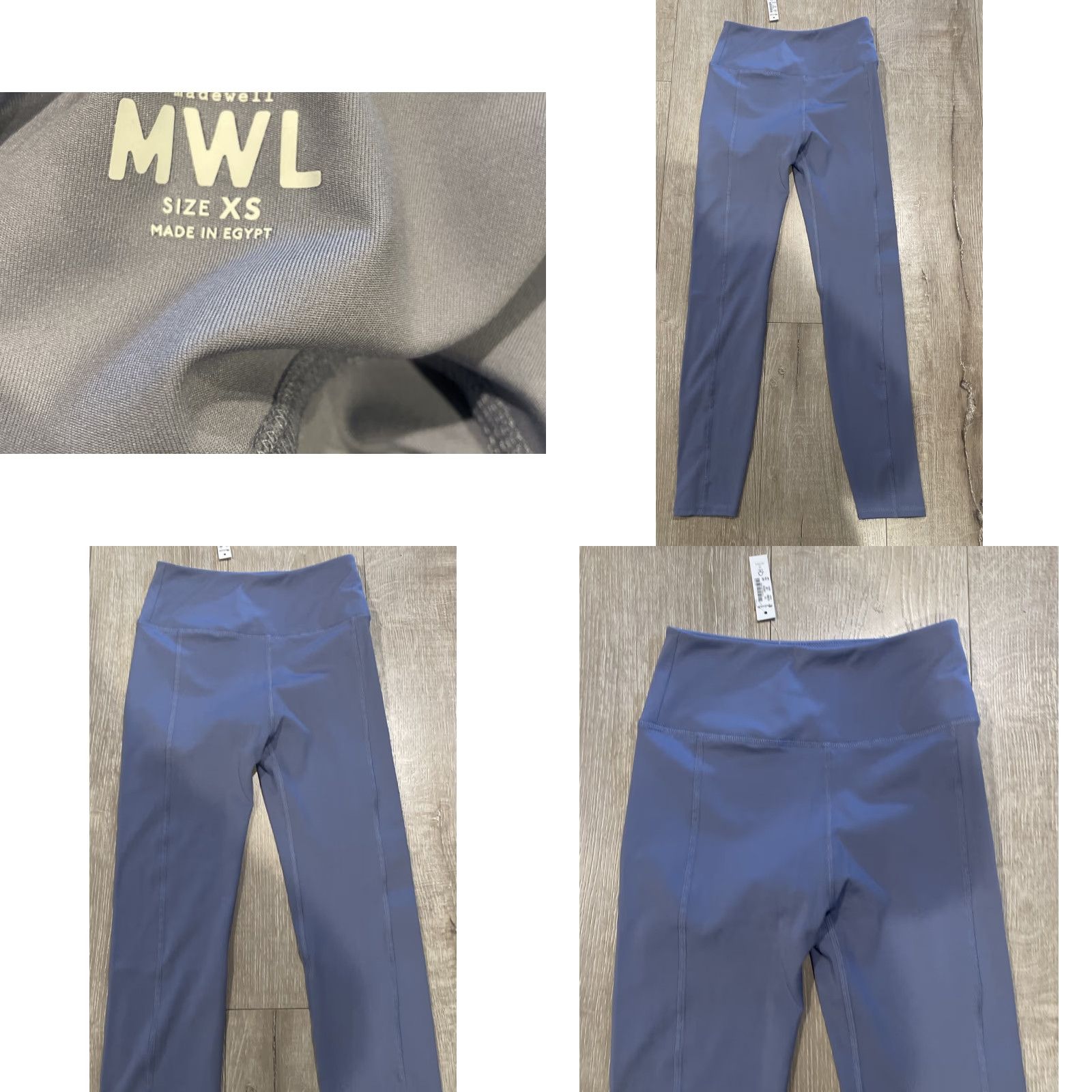 Madewell MWL Flex High-Rise 25" Leggings NWT NEW Dusk Peri Purple XS Women Leggings 22”x26” Casual Activewear Size 26" / US 2 / IT 38 - 8 Thumbnail
