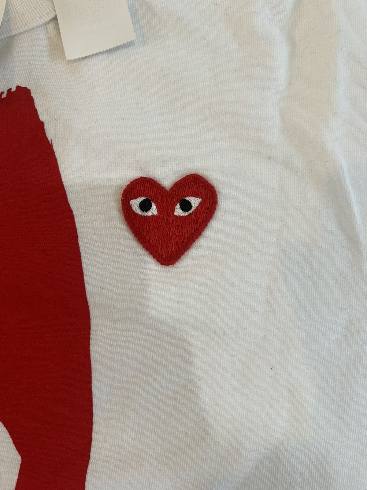 CDG by Comme des Garcons BRAND NEW COMME DES GARÇONS SHORT SLEEVE TEE WHITE LARGE Size US L / EU 52-54 / 3 - 2 Thumbnail