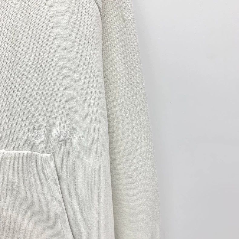 Loro Piana LORO PIANA White striped cotton hooded knitwear with draws Size XL / US 12-14 / IT 48-50 - 4 Thumbnail