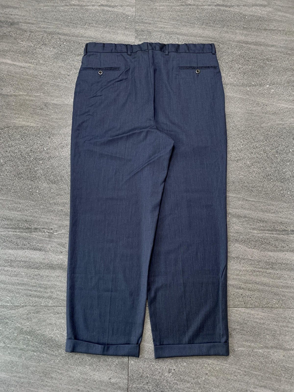 Hermes FREE TAX! 2000s BIG SIZE Cuffed Trousers - 36” Size US 35 - 7 Thumbnail