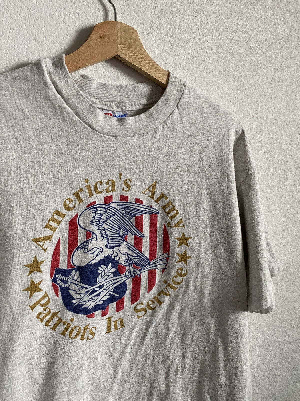 Vintage Vintage 90s Army Military Single Stitch Tee Size US L / EU 52-54 / 3 - 3 Thumbnail