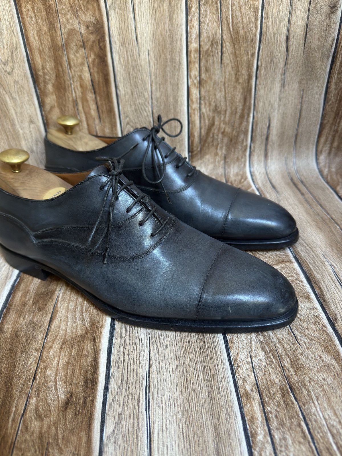 Berluti Richelieu patina leather oxford Size US 8.5 / EU 41-42 - 10 Thumbnail