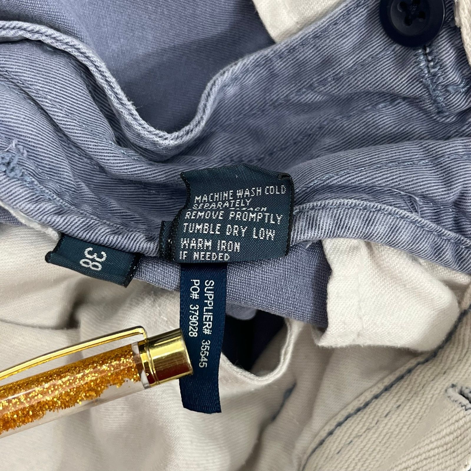 Polo Ralph Lauren Polo Ralph Lauren Blue Chino Shorts Relaxed Fit 100% Cotton Size US 38 / EU 54 - 8 Thumbnail