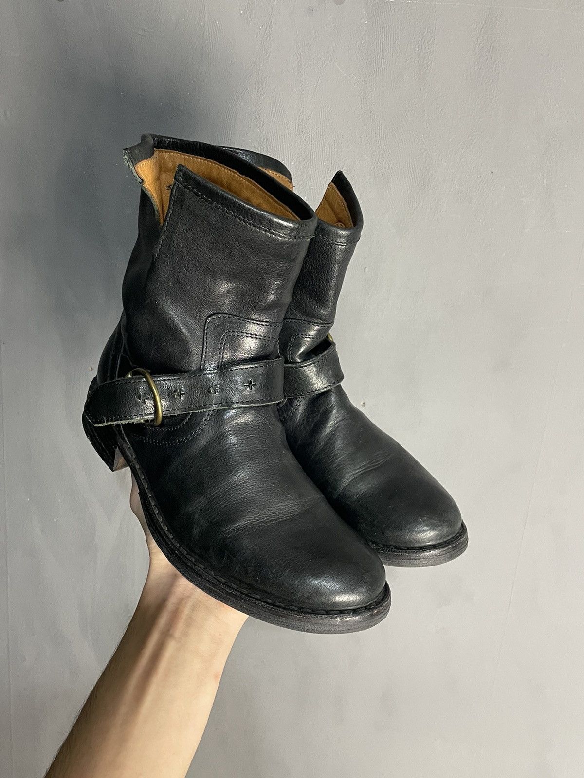 Fiorentini + Baker Fiorentini + Baker Eternity Eli Black Leather Ankle Boots Size US 6 / IT 36 - 2 Thumbnail