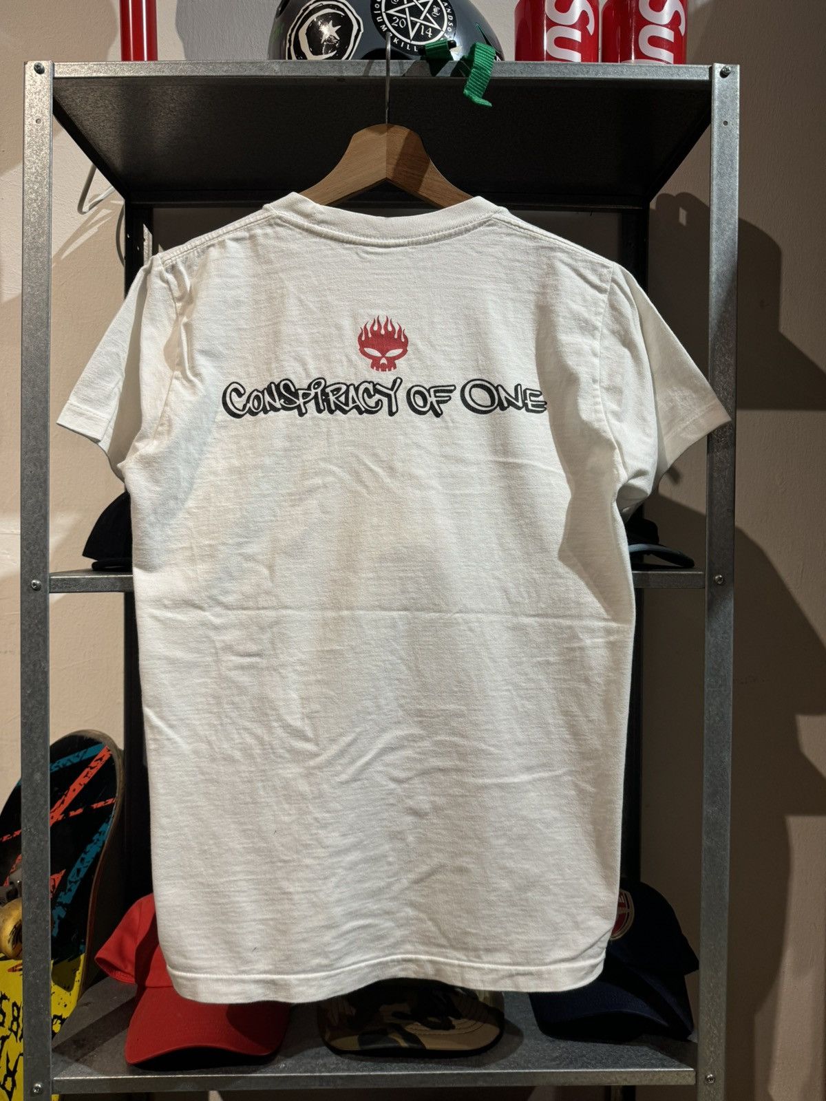 Vintage Vintage The Offspring 2003 Conspiracy of One White Tee Size US S / EU 44-46 / 1 - 7 Thumbnail