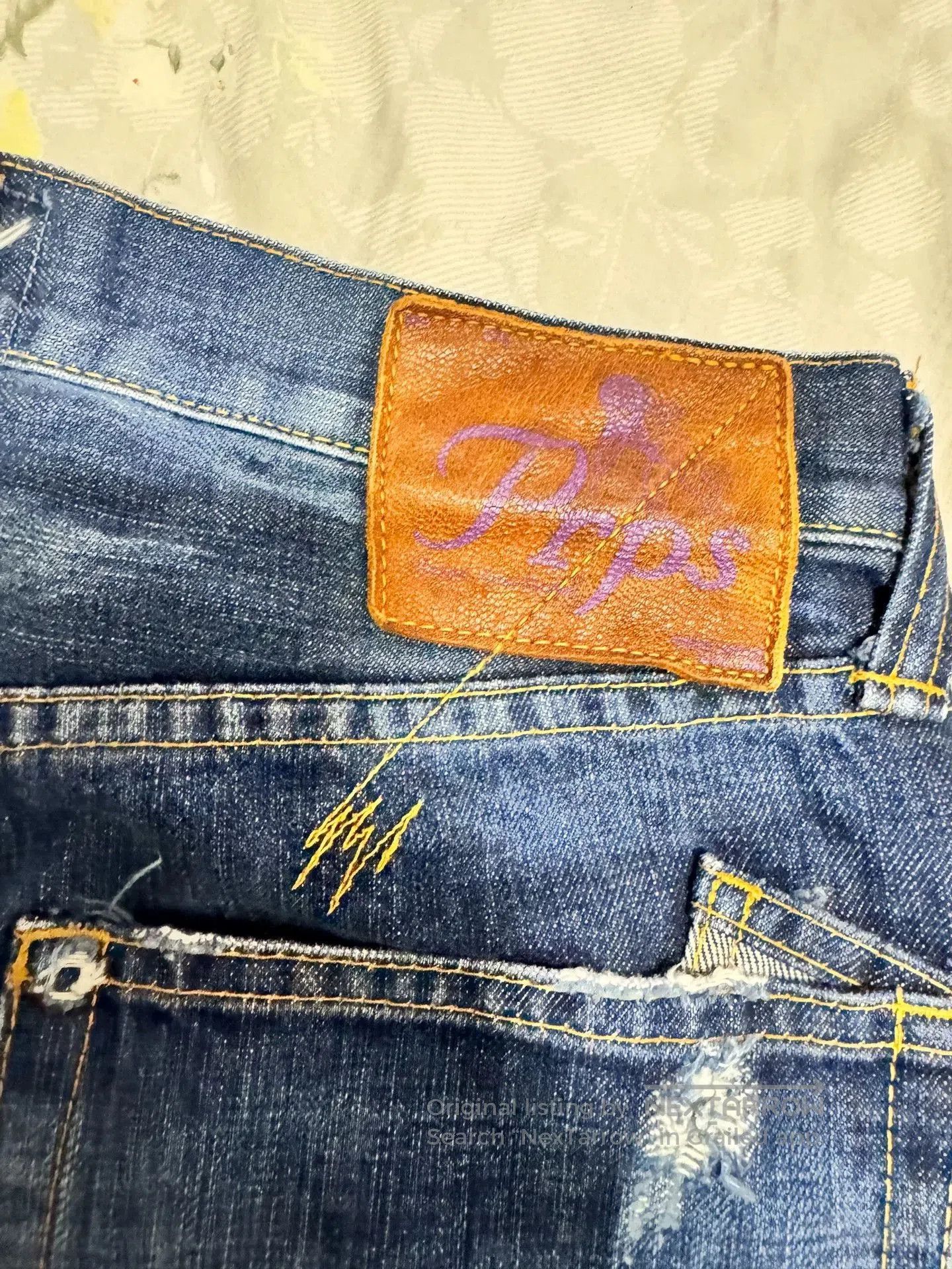 Prps PRPS Japan Washed Distressed Jeans. Size US 30 / EU 46 - 3 Thumbnail