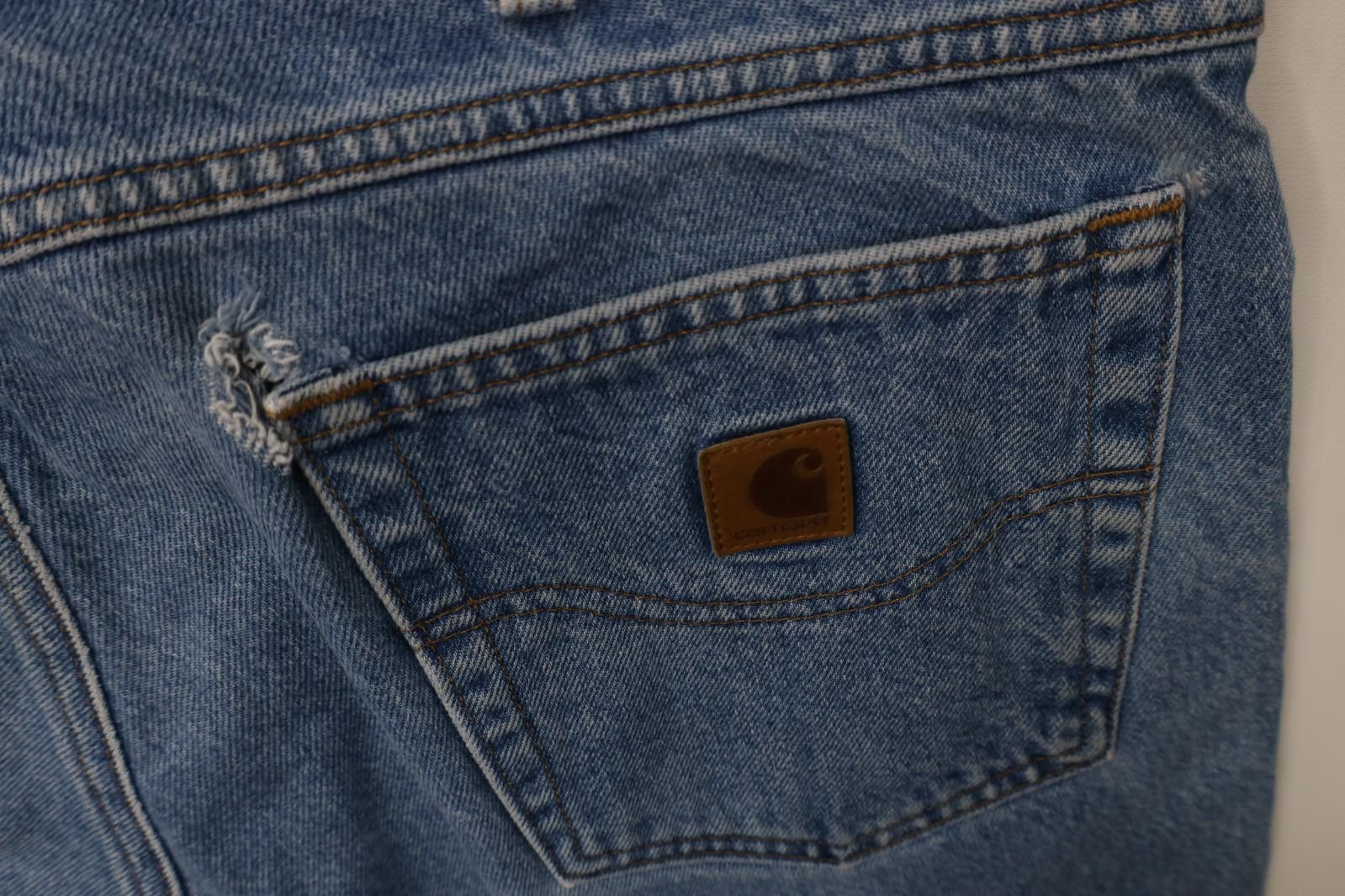 Carhartt Vintage Y2K Carhartt Relaxed Fit Tapered Leg Jeans Blue Size US 36 / EU 52 - 16 Thumbnail