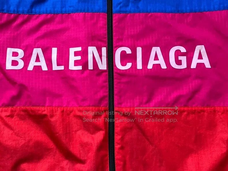 Other Balenciaga Letter Stand Collar Zippered Raglan Long Sleeve Size XXS / US 00 / IT 34 - 3 Thumbnail