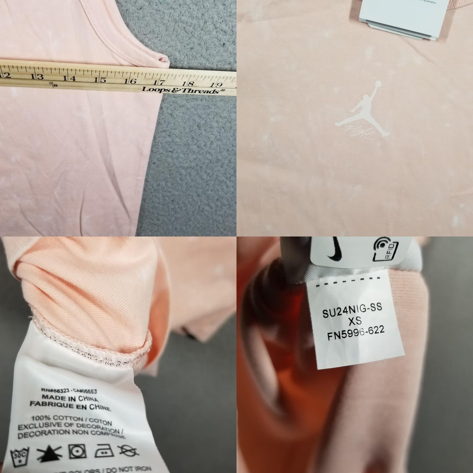 Jordan Brand Jordan Tank Top Mens XS Pink Jordan 23 Jersey FN5996-622 Size US XS / EU 42 / 0 - 8 Thumbnail