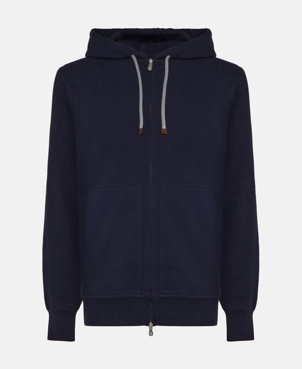 Brunello Cucinelli Hooded sweat jacket Size US M / EU 48-50 / 2 - 1 Thumbnail