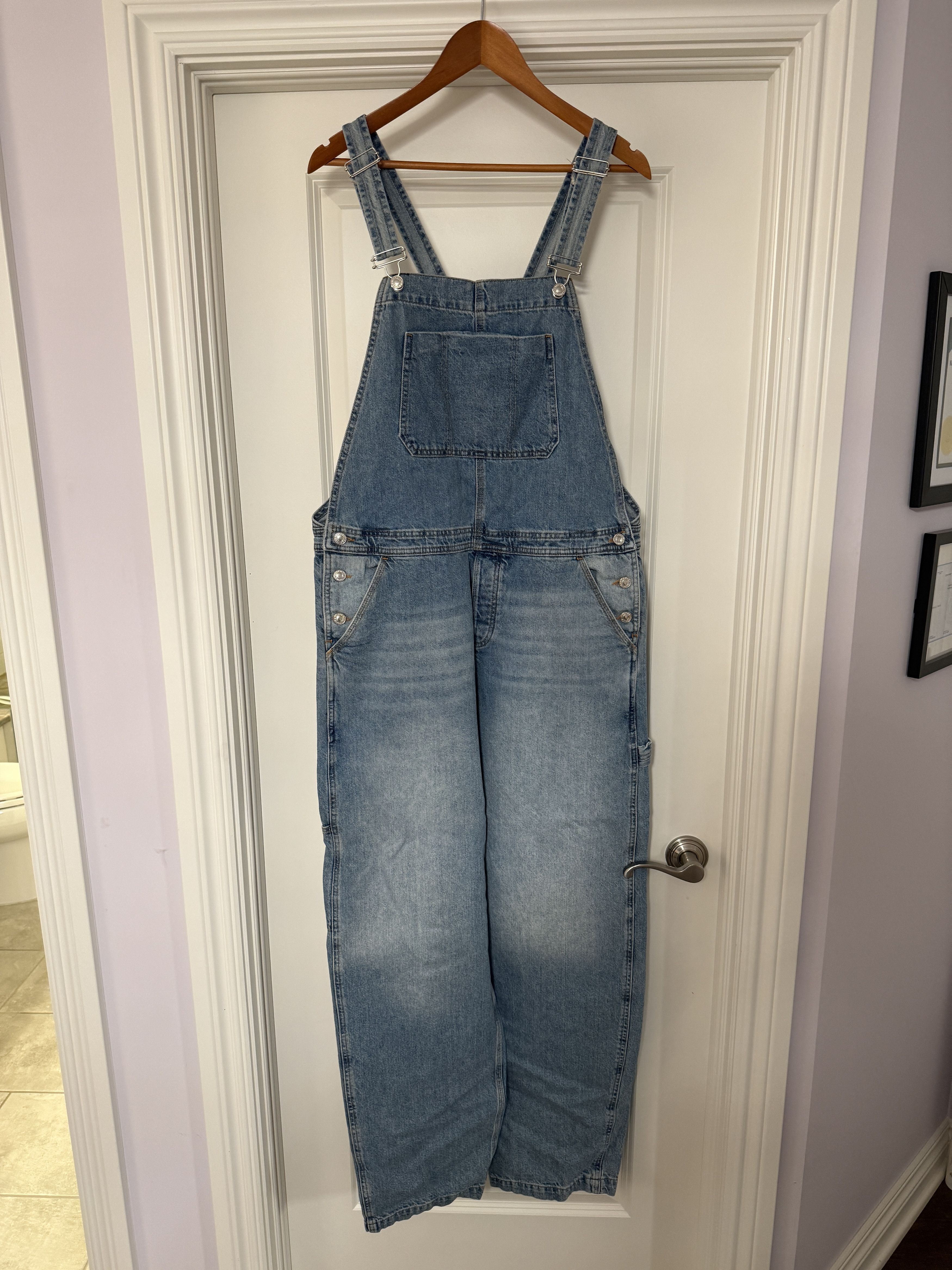 Topman Topman Rodeo Dungaree Denim Overalls Size US 34 / EU 50 - 1 Thumbnail