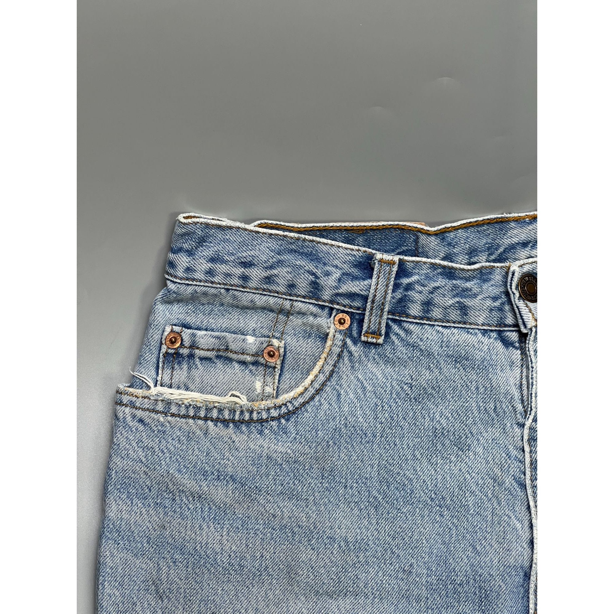 Levi's Vintage Clothing Levi’s 726 Vintage Distressed Denim Jeans Pants (Y1062) Size US 33 - 5 Thumbnail