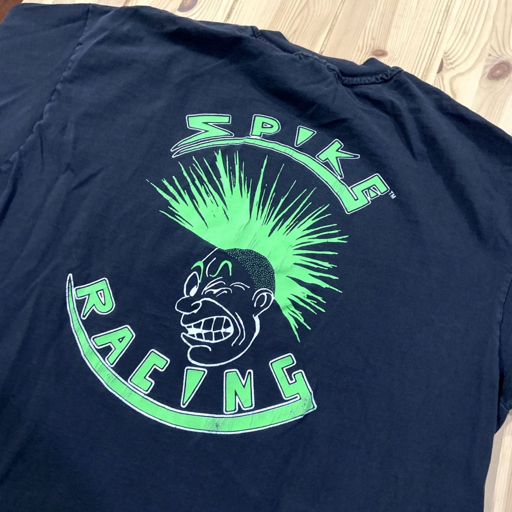 Hanes VINTAGE Hanes Shirt XL Black Punk Motorcycle Graphic Crew Neck Short Sleeve 50/50 Silkworm Logo, Regular Fit, All Seasons Size US XL / EU 56 / 4 - 2 Thumbnail