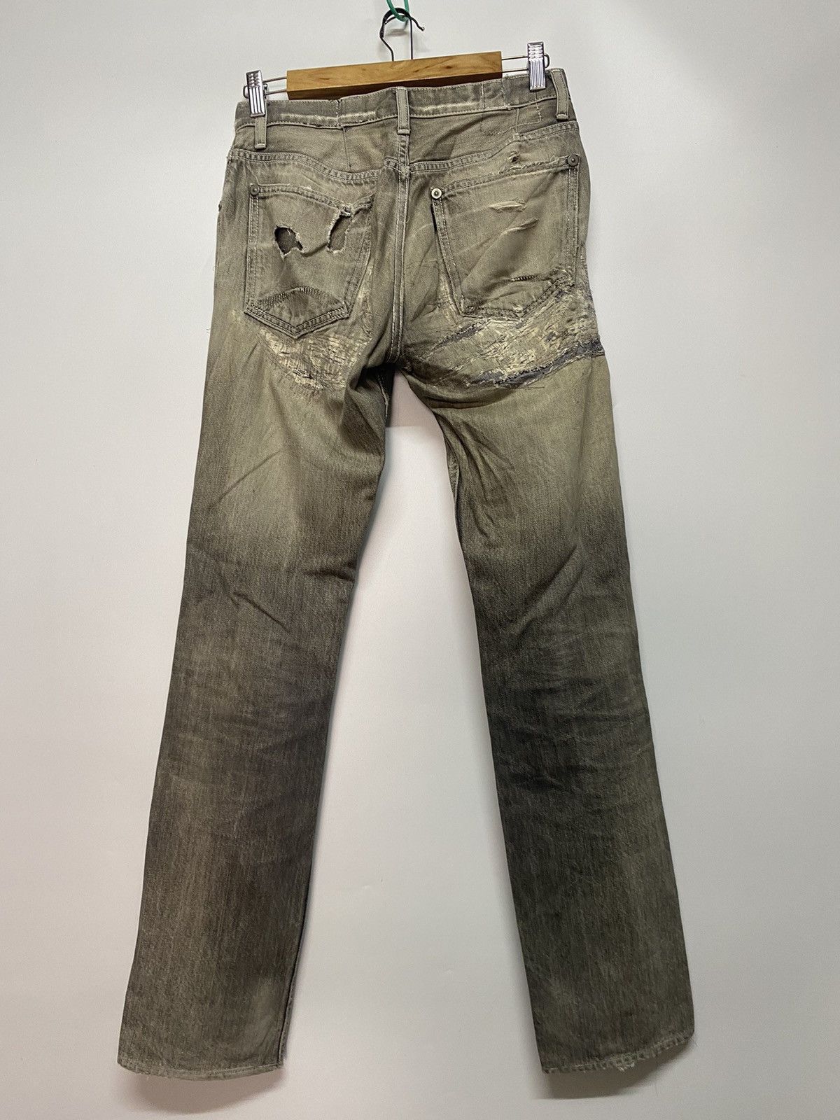 Japanese Brand Japanese Brand On Board Distressed Denim Jeans Size US 28 / EU 44 - 2 Thumbnail