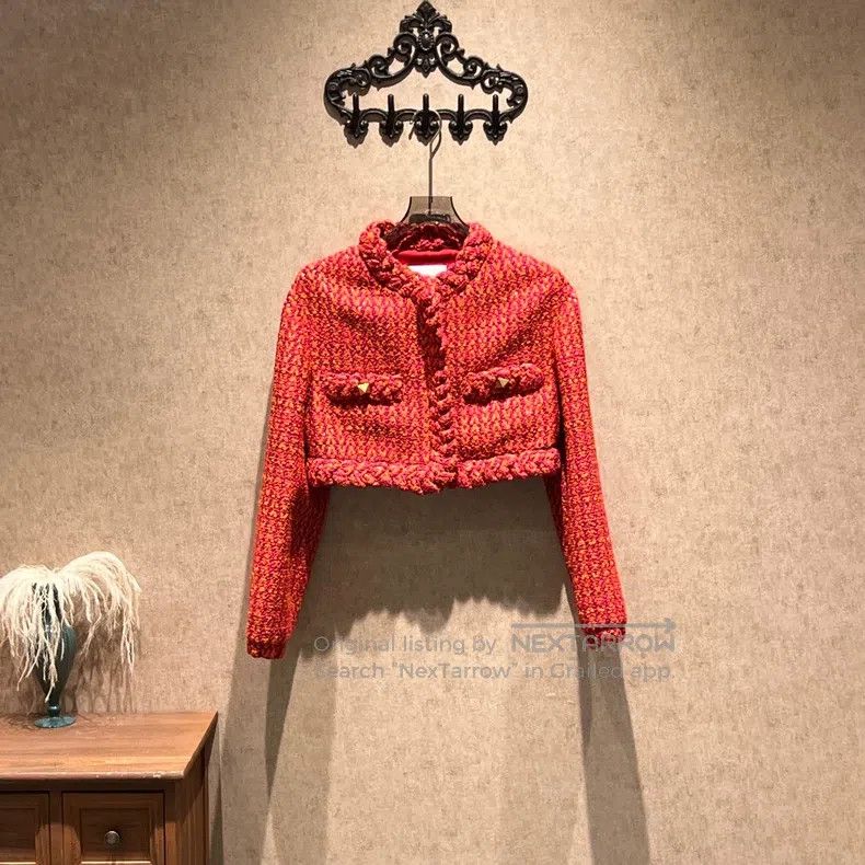 Valentino Valentino Colorful tweed short coats Size S / US 4 / IT 40 - 1 Thumbnail