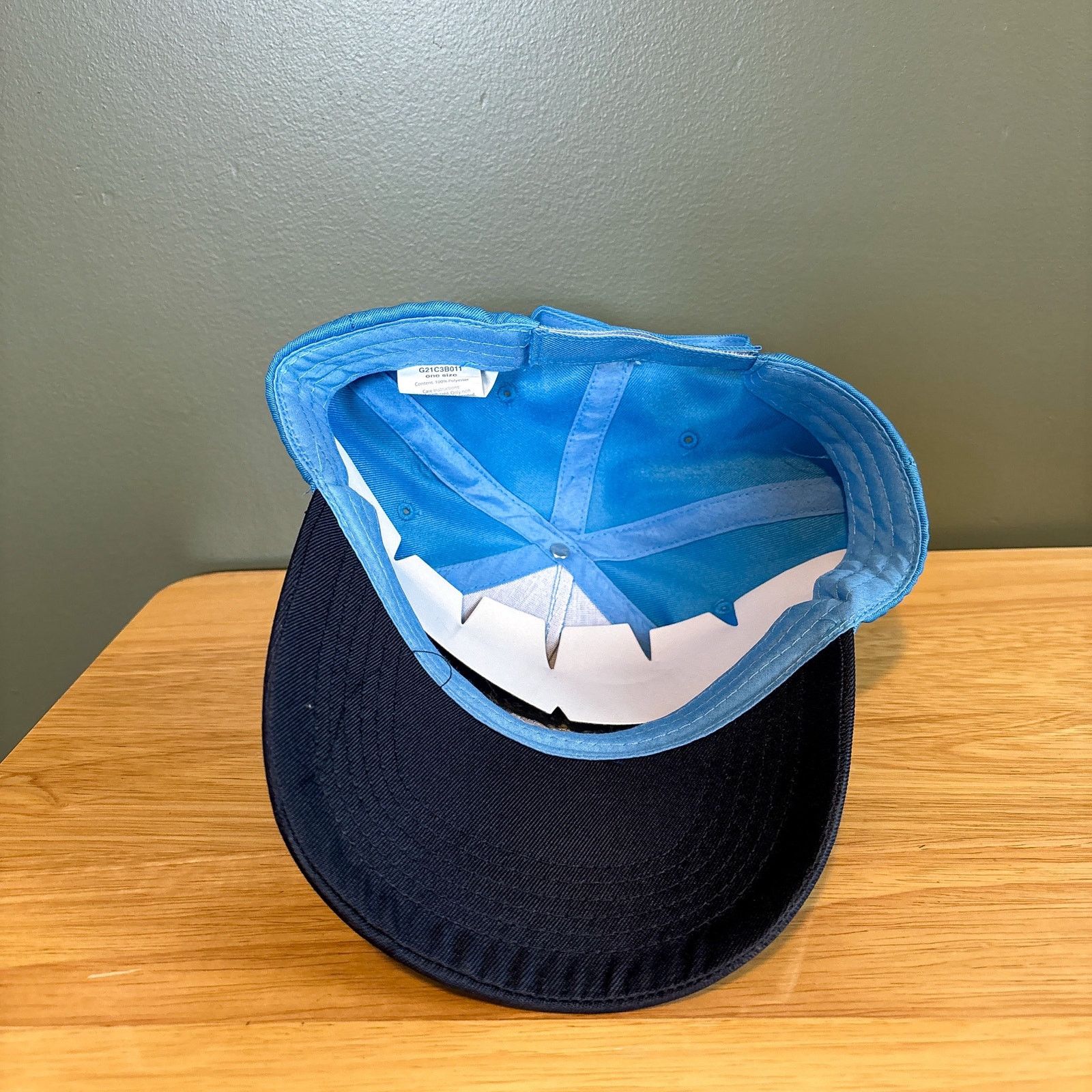 Other Best Grandpa Blue Embroidered Velcro Hat Size ONE SIZE - 5 Thumbnail