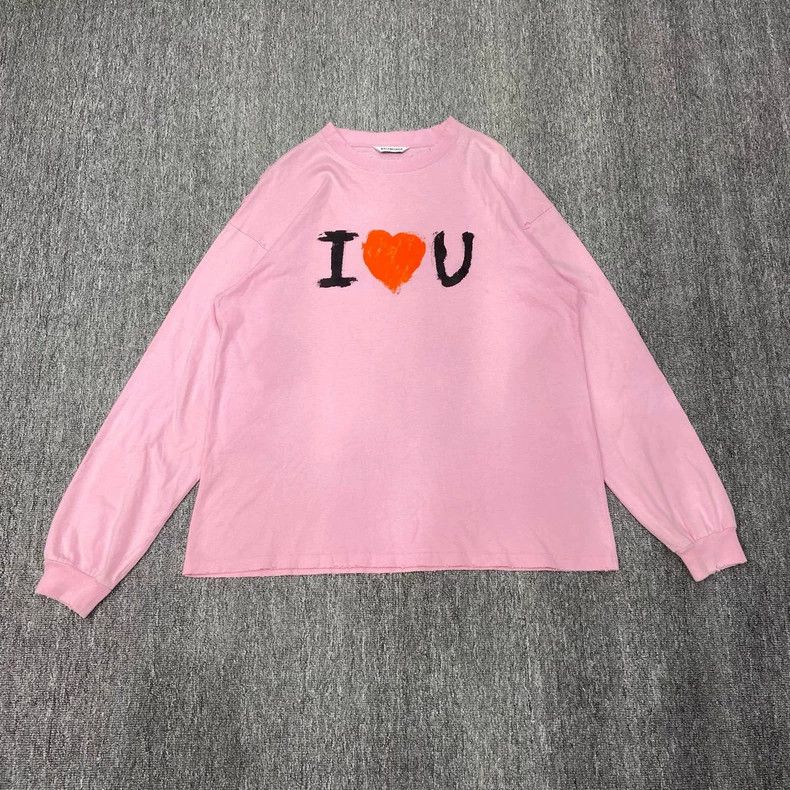 Balenciaga Balenciaga Pink Valentine's Day Limited Love Heart Long Sl Size US XS / EU 42 / 0 - 1 Thumbnail