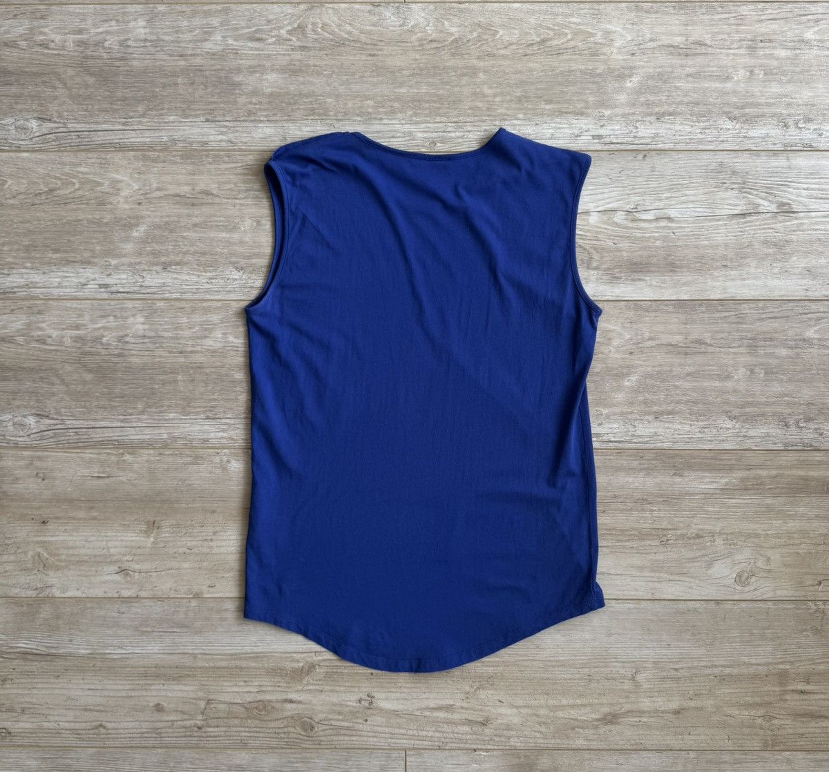 Balmain Balmain Blue Cotton Iconic Tank Top Size S / US 4 / IT 40 - 8 Thumbnail
