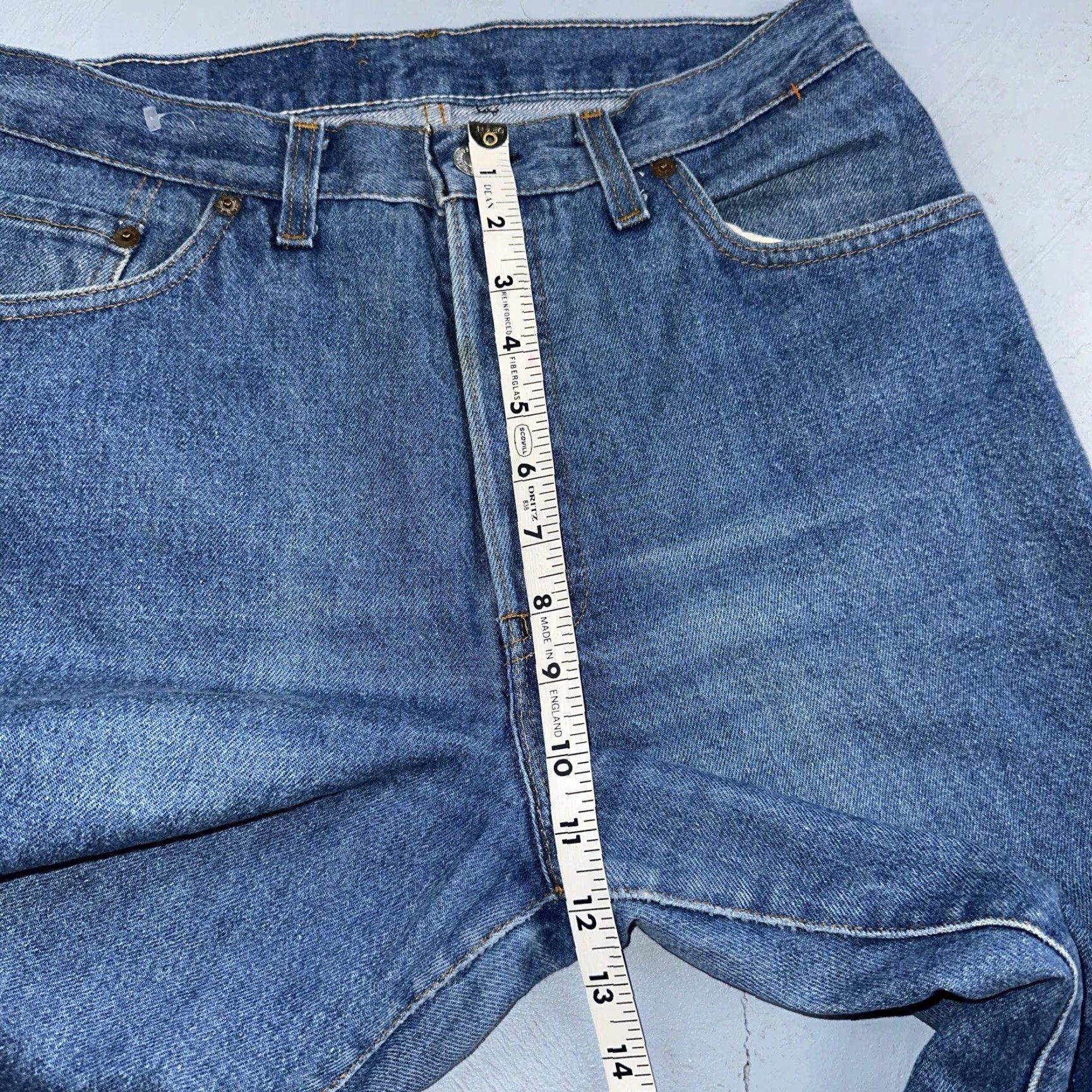 Levi's VINTAGE Levi's 501 Jeans 80s USA Straight Leg Blue Med Wash High Rise 29x32 Mens Size US 29 - 7 Thumbnail