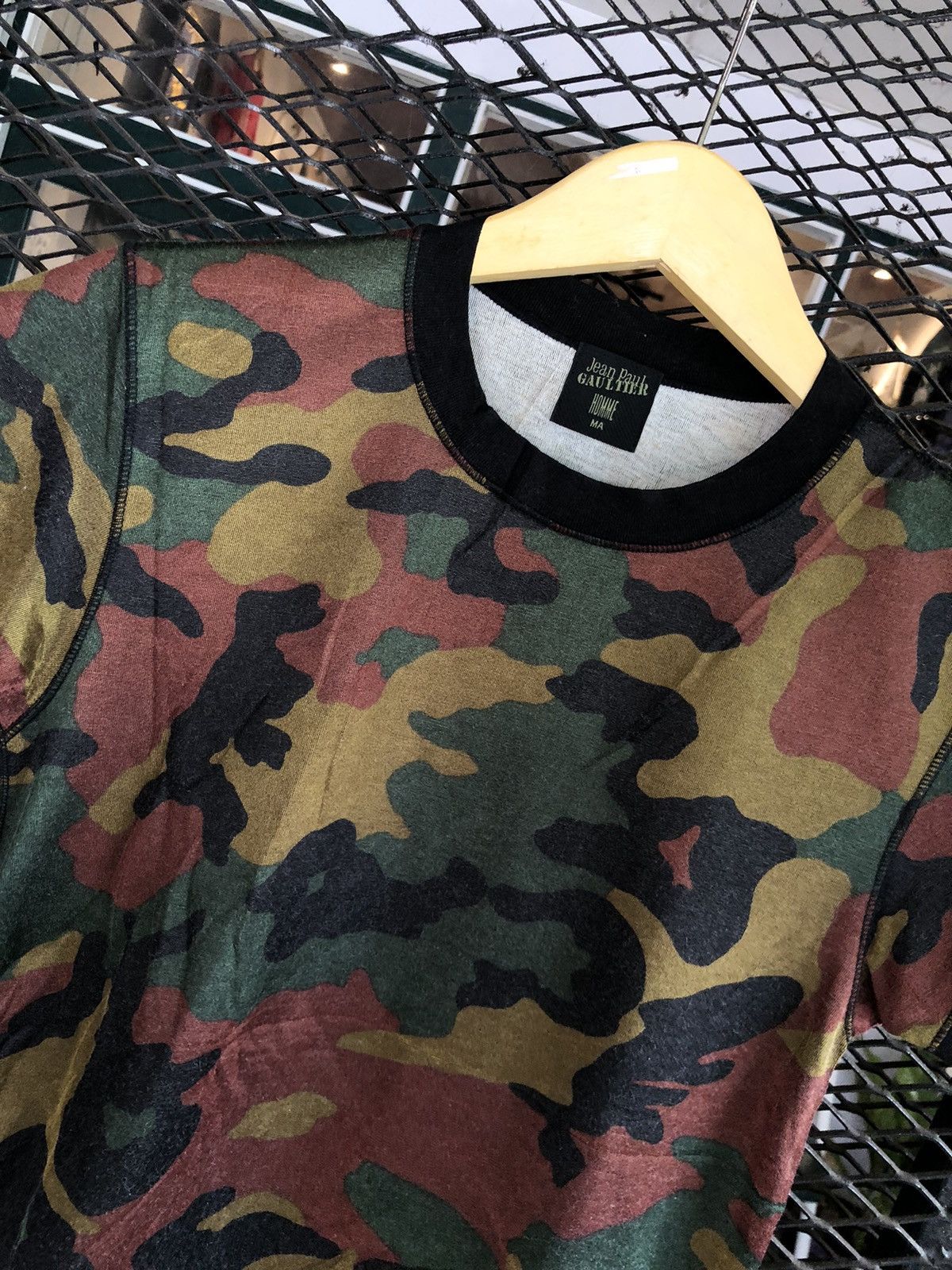 Jean Paul Gaultier JEAN PAUL GAULTIER CAMOUFLAGE PRINT TEE Size US M / EU 48-50 / 2 - 5 Thumbnail