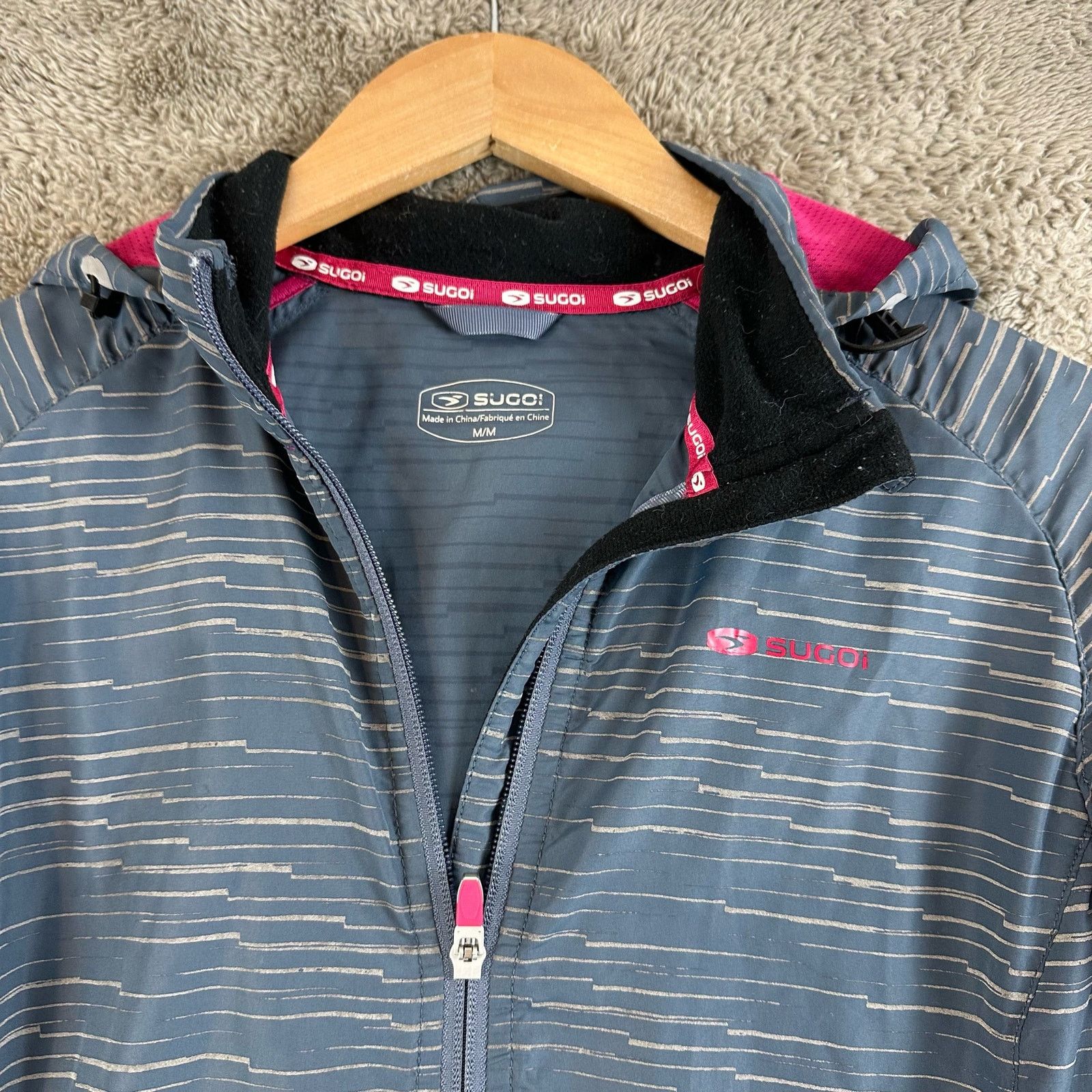 Other Sugoi Zap Jacket Running Cycling Women M Blue Gray Pink Size M / US 6-8 / IT 42-44 - 5 Thumbnail