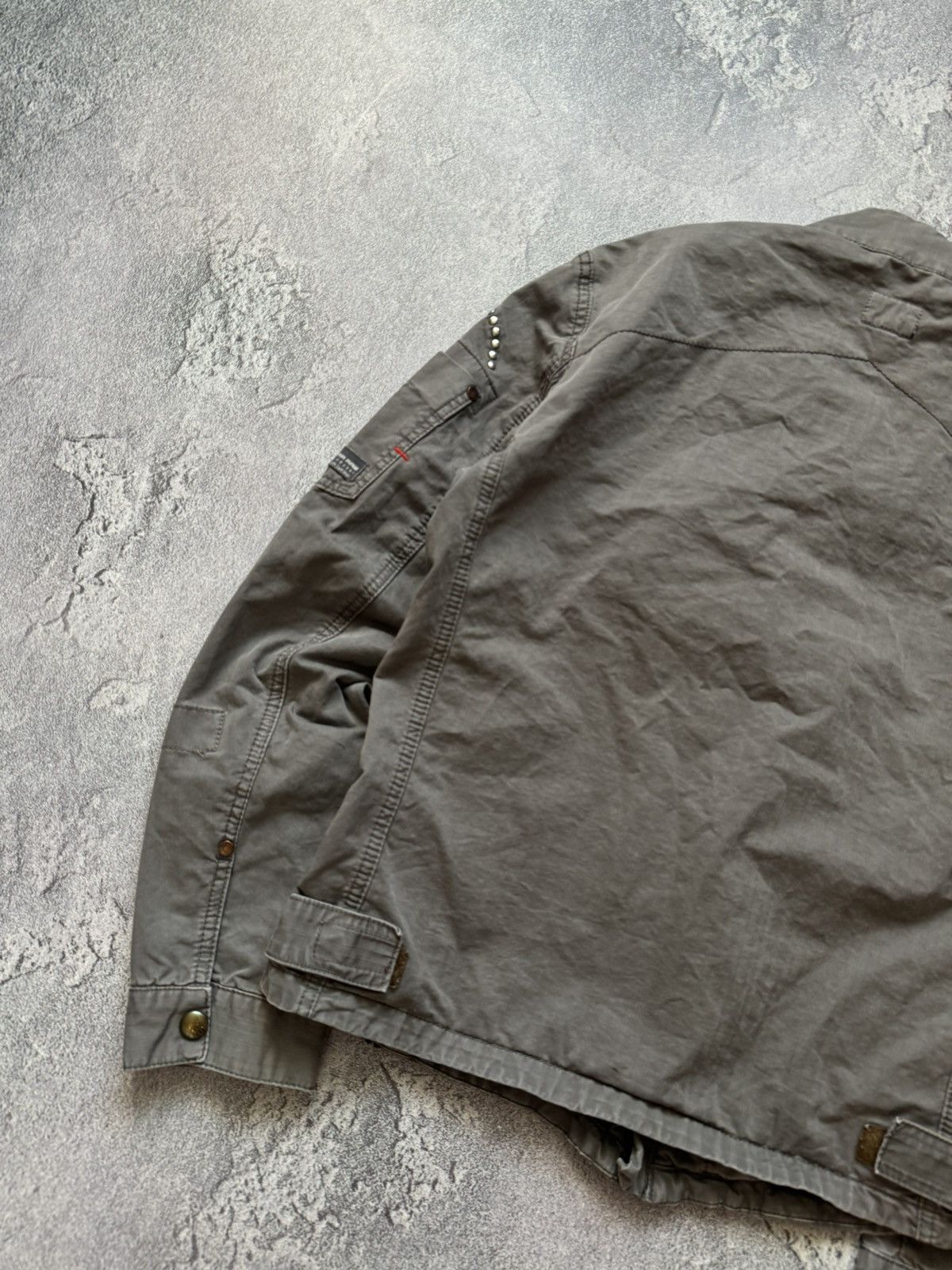 G-Star × Vintage G star raw M Wmns STUDS jacket bomber cargo denim Size M / US 6-8 / IT 42-44 - 19 Thumbnail