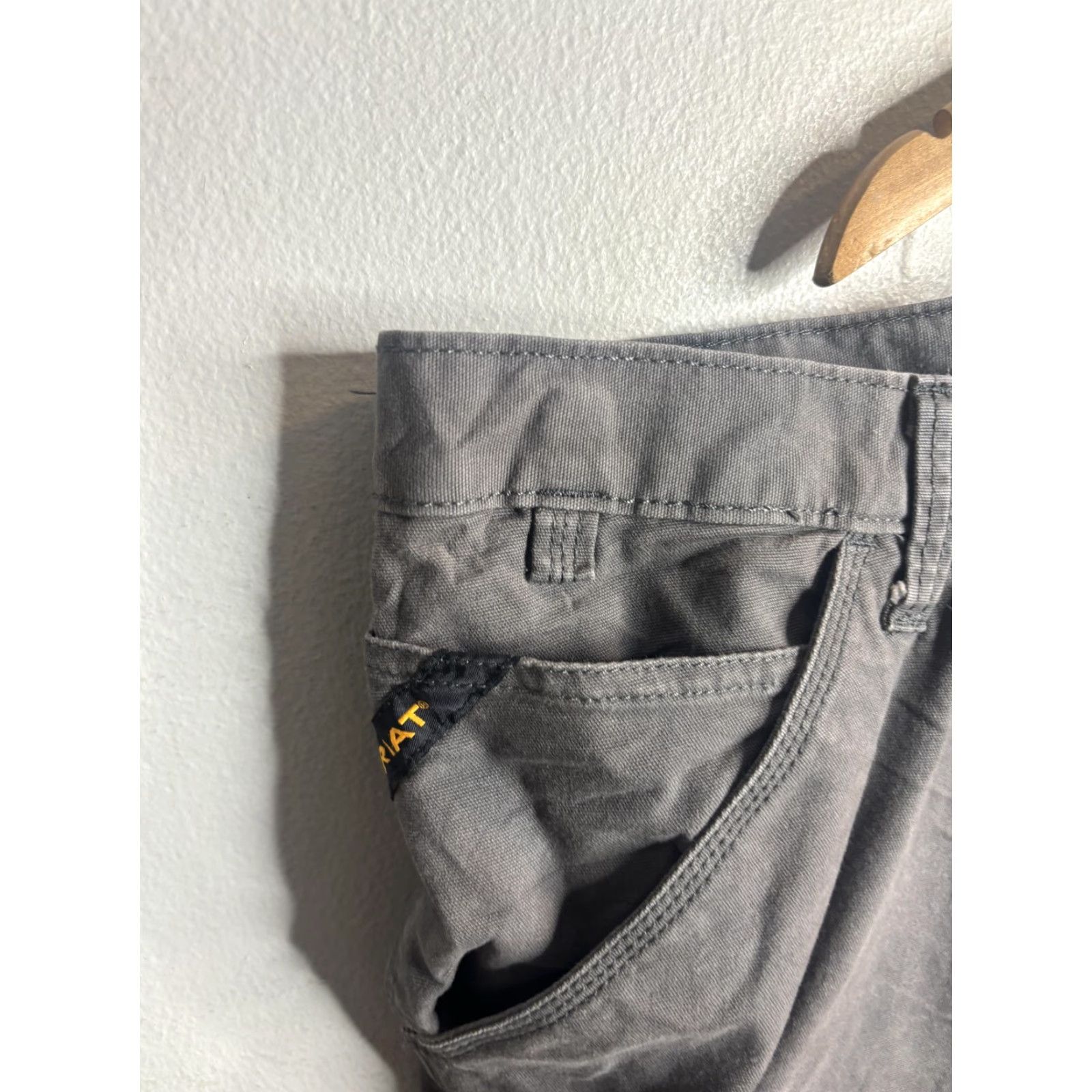 Ariat Ariat M4 Rebar Pants Mens 50x30 Gray Relaxed Straight Workwear Utility Durable Carpenter Pants Mens 50x30 Gray Size US 34 / EU 50 - 2 Thumbnail
