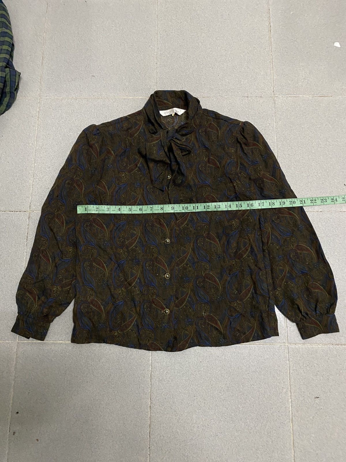 Burberry × Japanese Brand × Vintage Vintage Burberrys Paisley Blouse Size S / US 4 / IT 40 - 6 Thumbnail