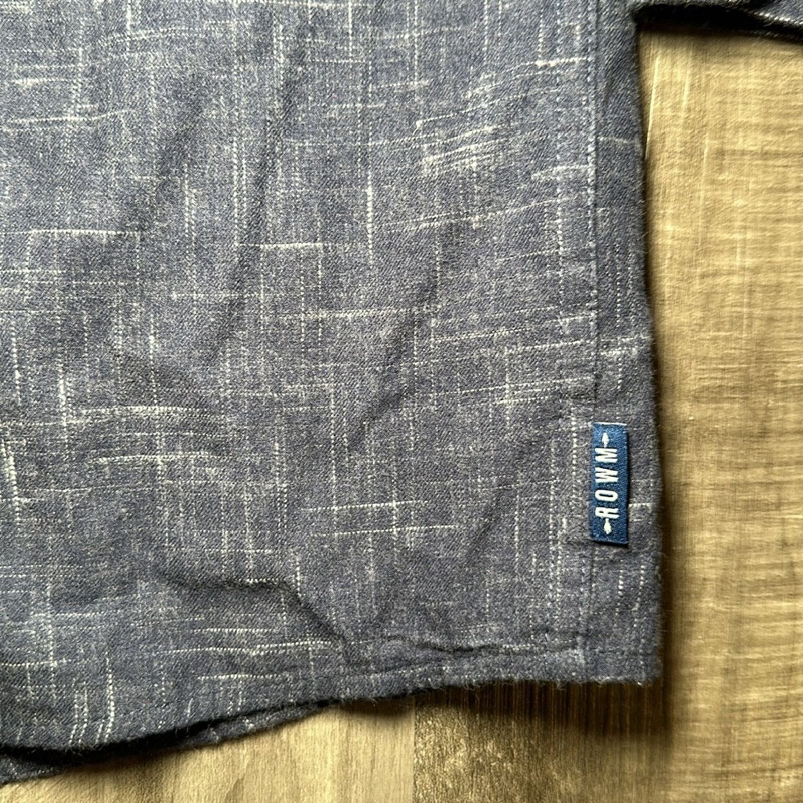 Other ROWM Light Flannel Long Sleeve Button Down - XL Size US XL / EU 56 / 4 - 5 Thumbnail