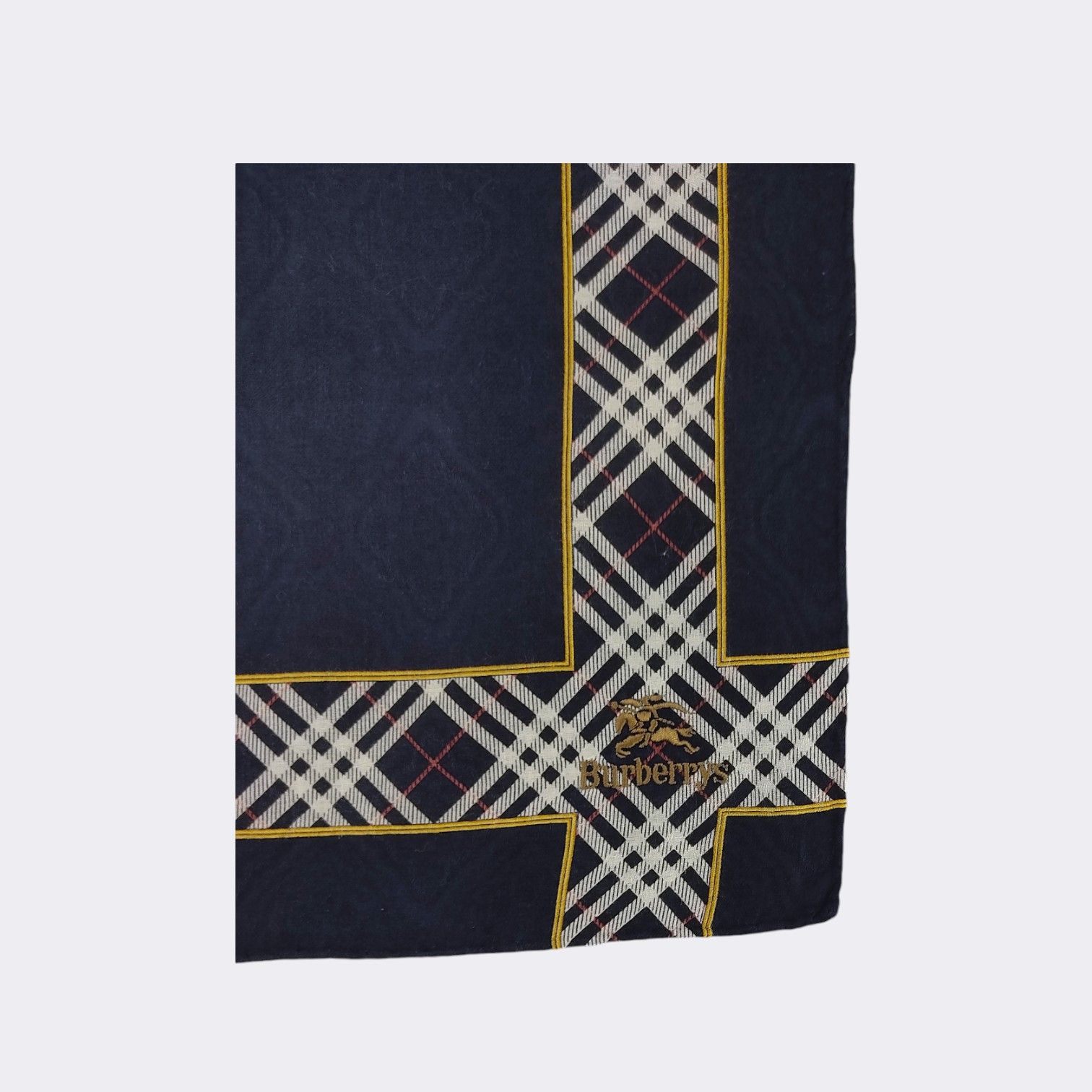 Burberry Vintage Burberry Handkerchief Neckerchief Bandana H392M-2 Size ONE SIZE - 3 Thumbnail